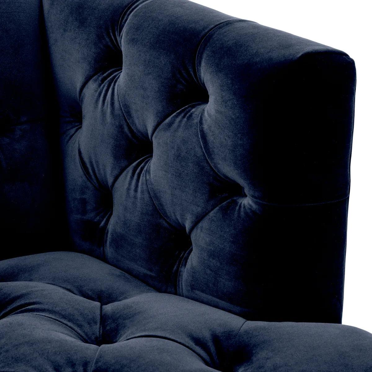 Sofa aksamitna CASTELLE granatowy Eichholtz Eye on Design