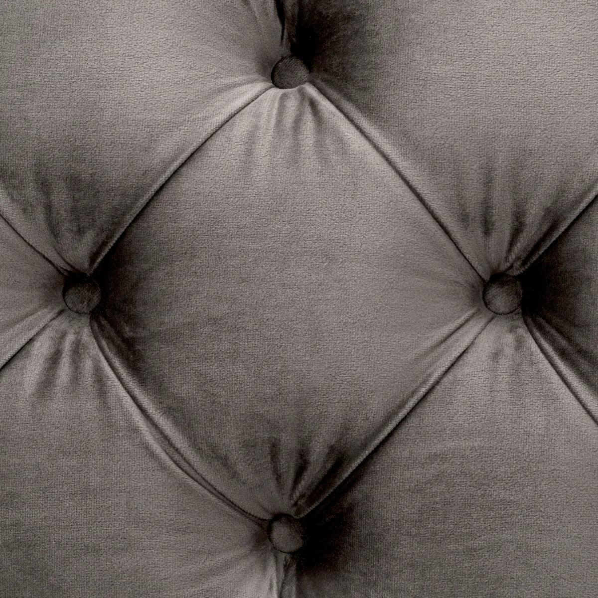 Sofa aksamitna CASTELLE szary Eichholtz Eye on Design