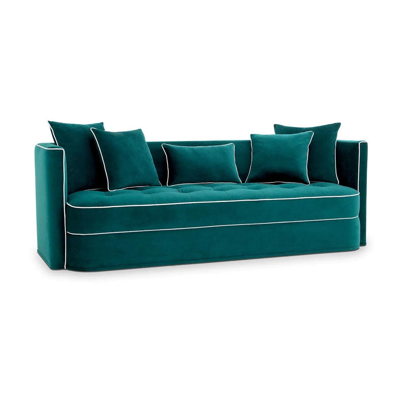 Sofa aksamitna DORCHESTER morski Eichholtz Eye on Design