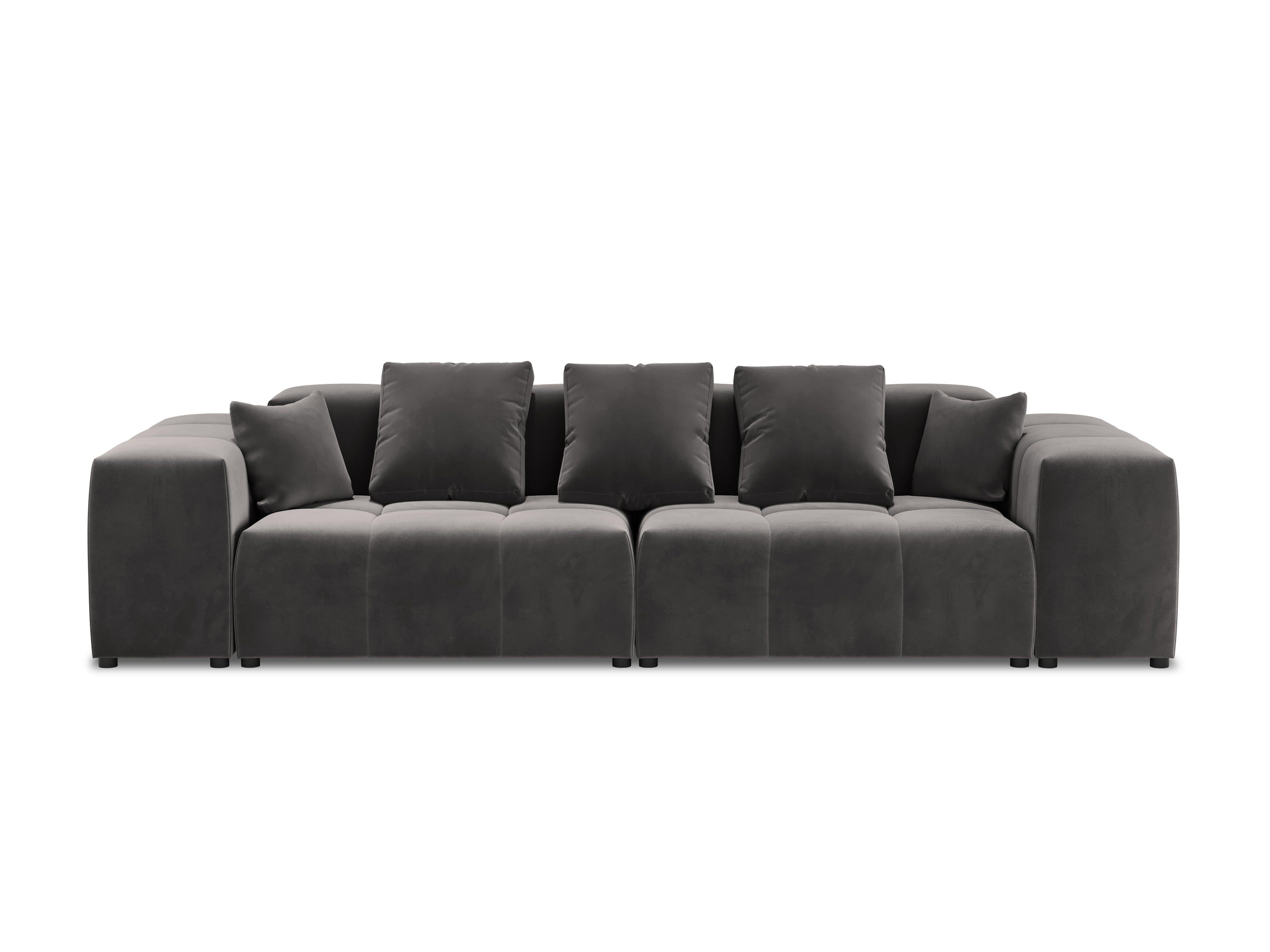 Sofa aksamitna ROME ciemnoszary Cosmopolitan Design Eye on Design