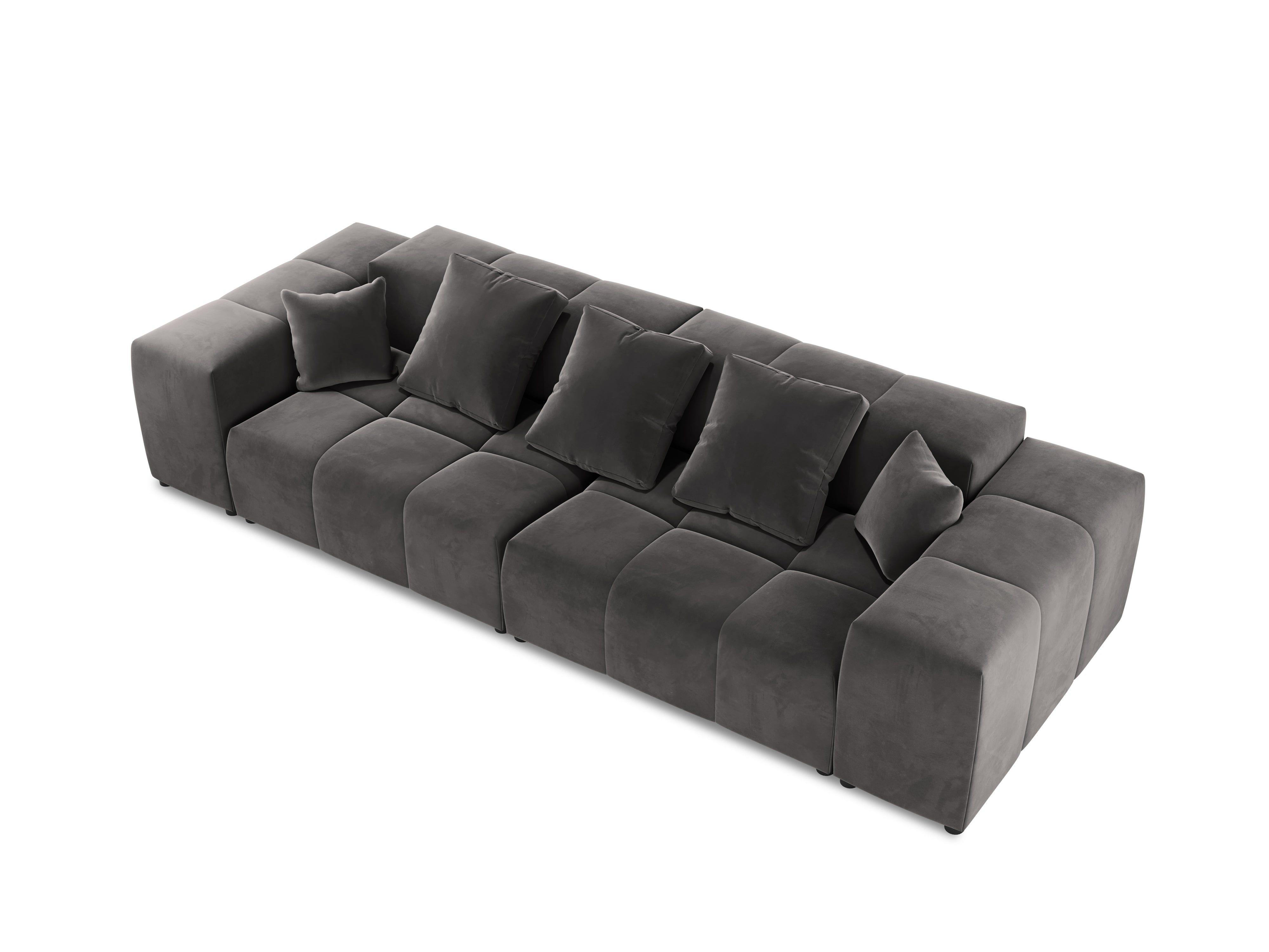 Sofa aksamitna ROME ciemnoszary Cosmopolitan Design Eye on Design