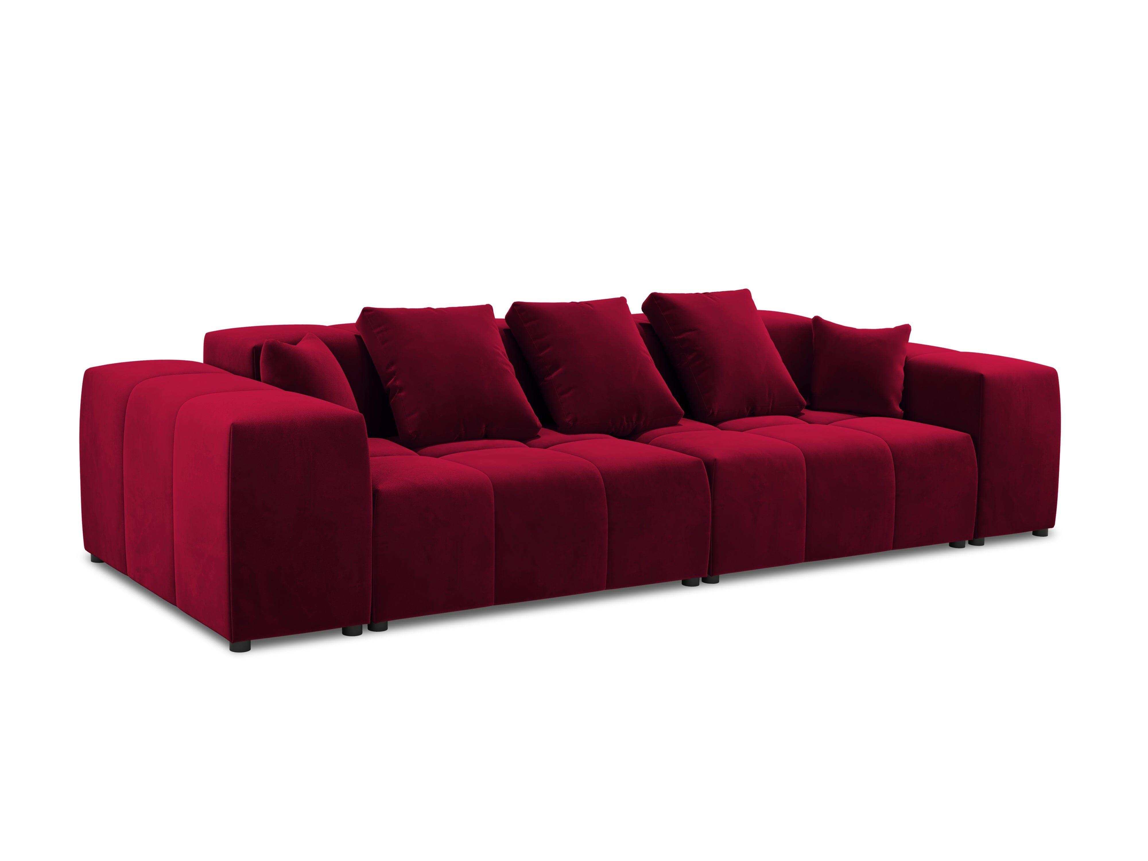 Sofa aksamitna ROME czerwony Cosmopolitan Design Eye on Design