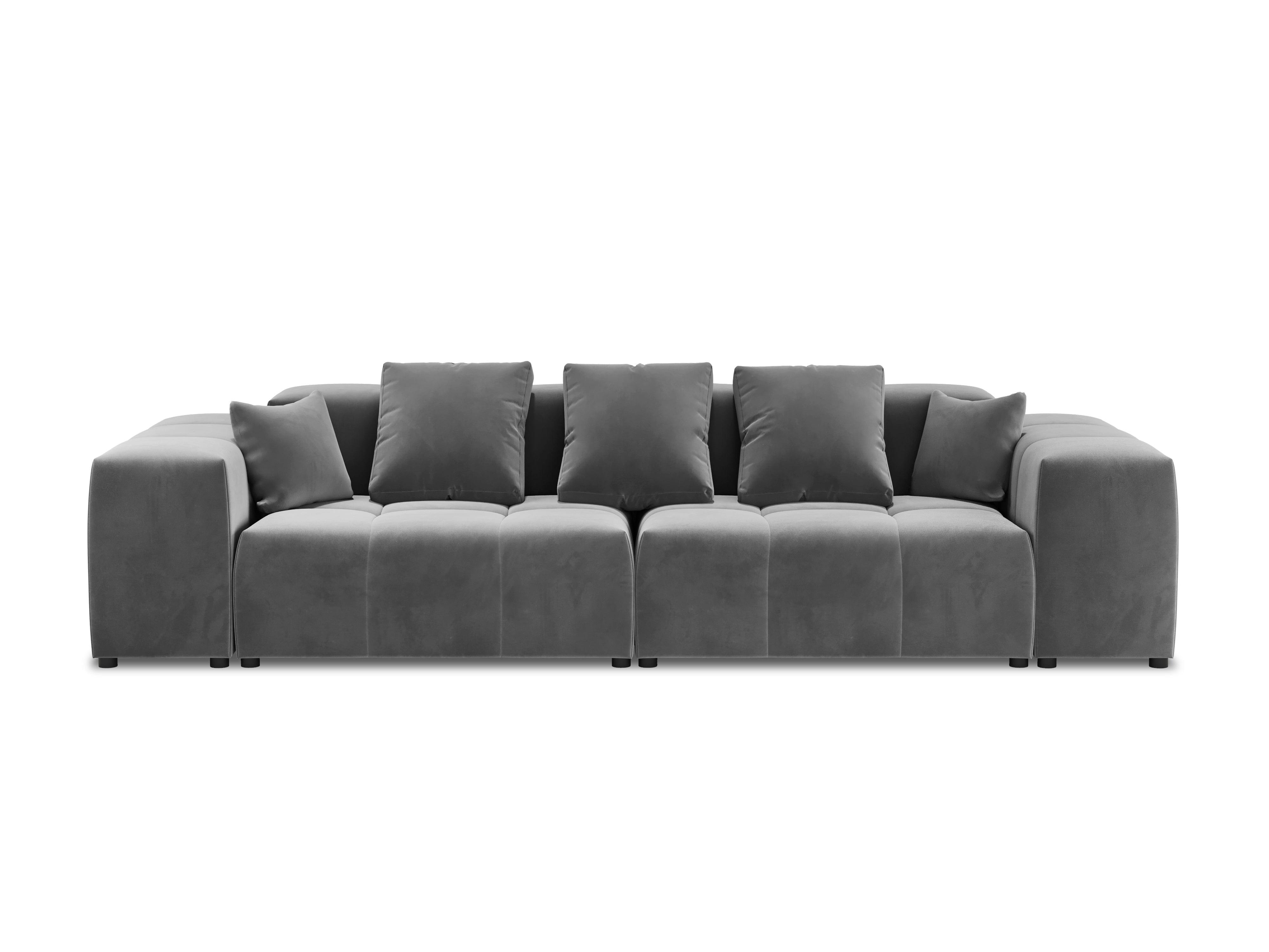 Sofa aksamitna ROME jasnoszary Cosmopolitan Design Eye on Design