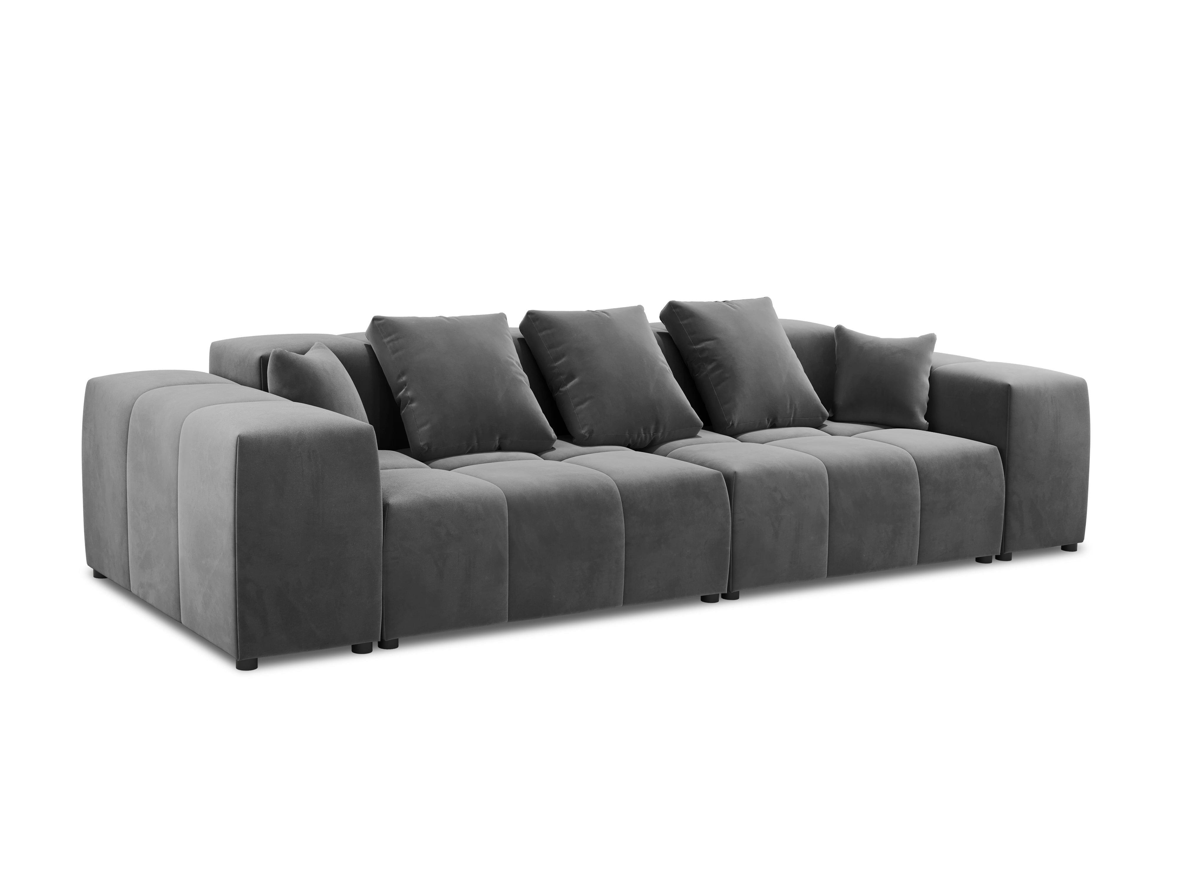 Sofa aksamitna ROME jasnoszary Cosmopolitan Design Eye on Design
