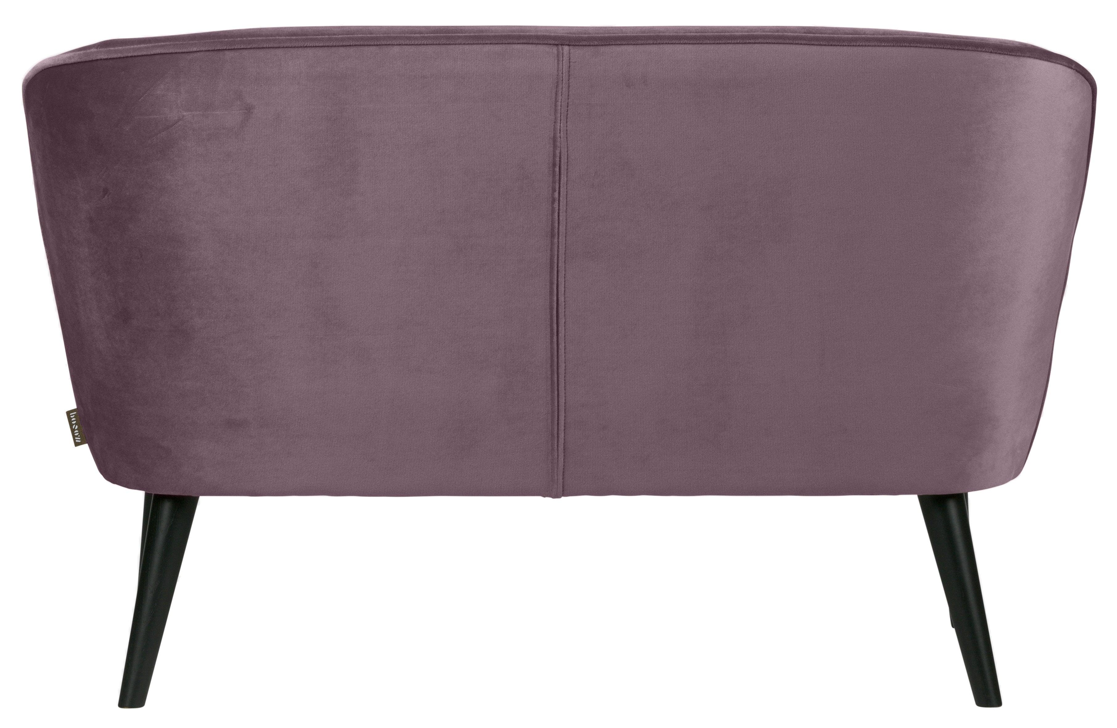 Sofa aksamitna SARA fioletowy Woood Eye on Design