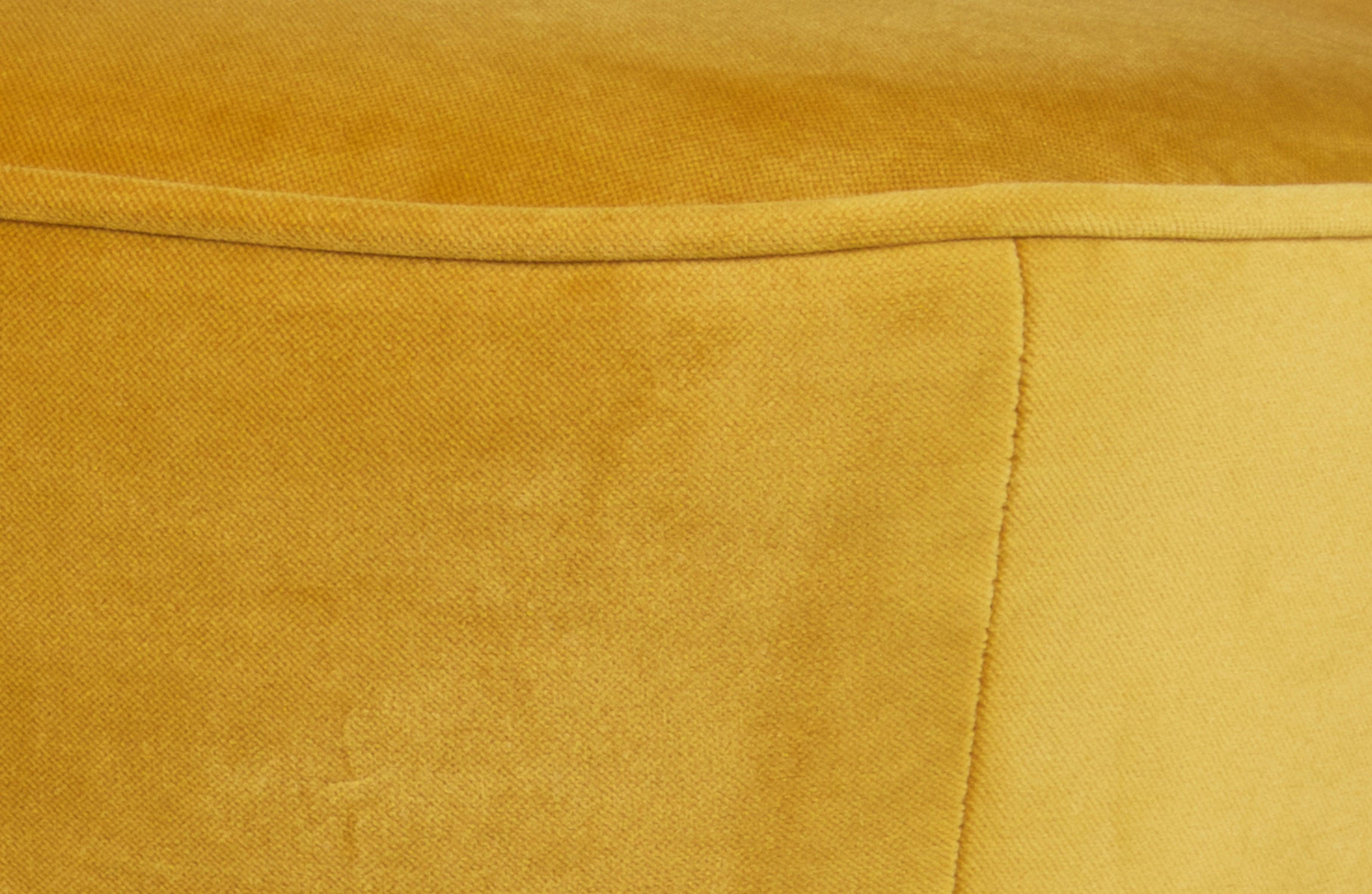 Sofa aksamitna SARA musztardowy Woood Eye on Design