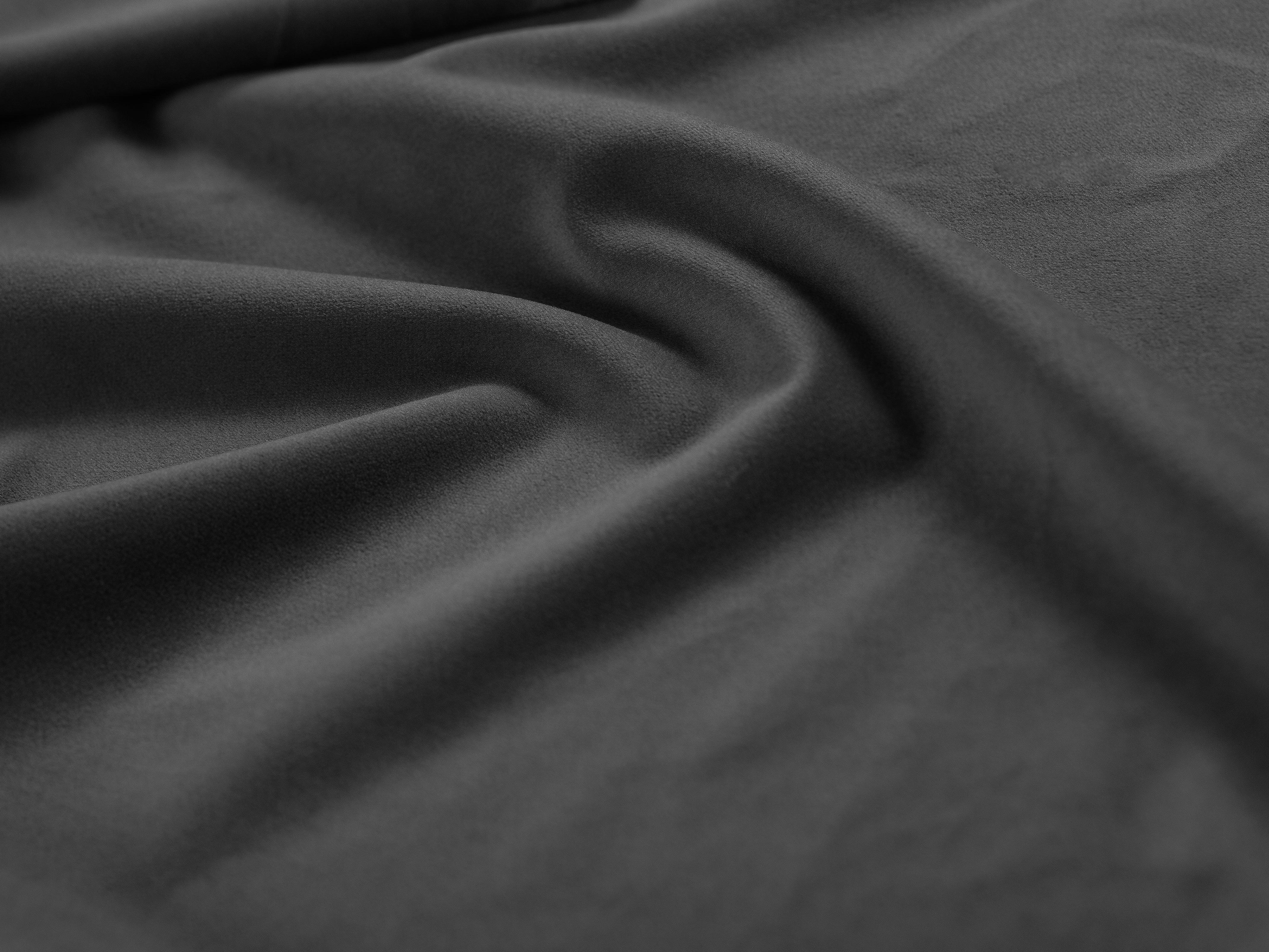 Sofa aksamitna z funkcją spania VERMONT ciemnoszary Cosmopolitan Design Eye on Design