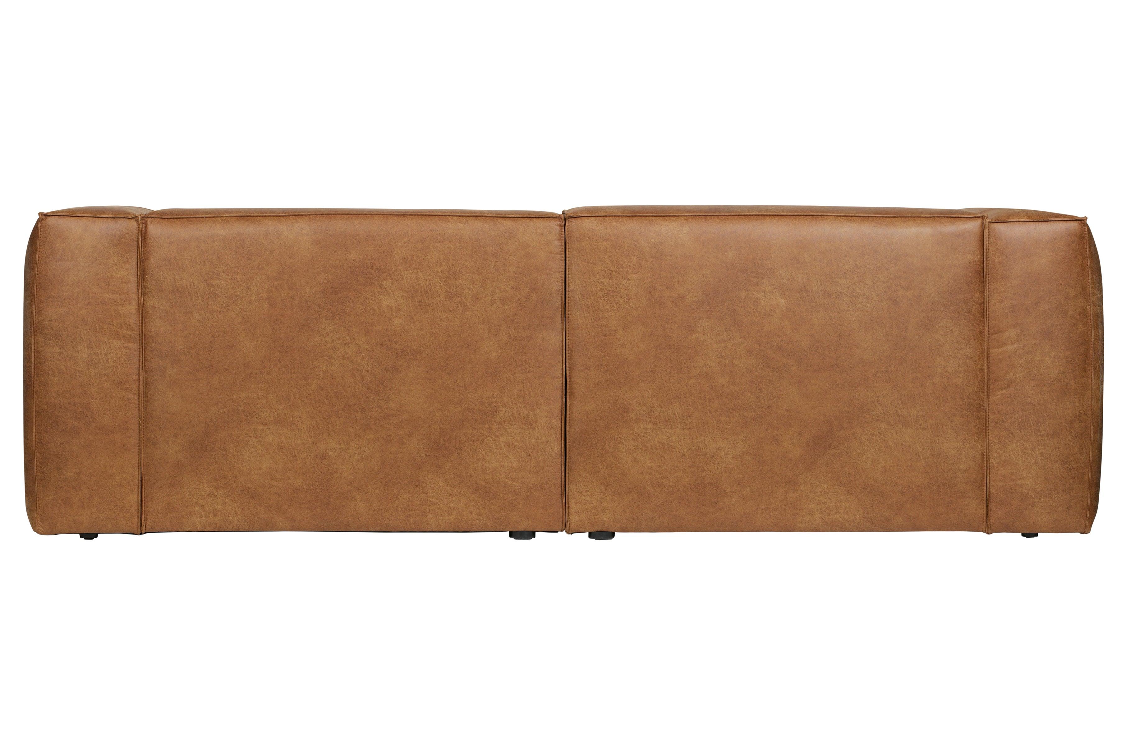 Sofa BEAN koniakowa ekoskóra Woood Eye on Design