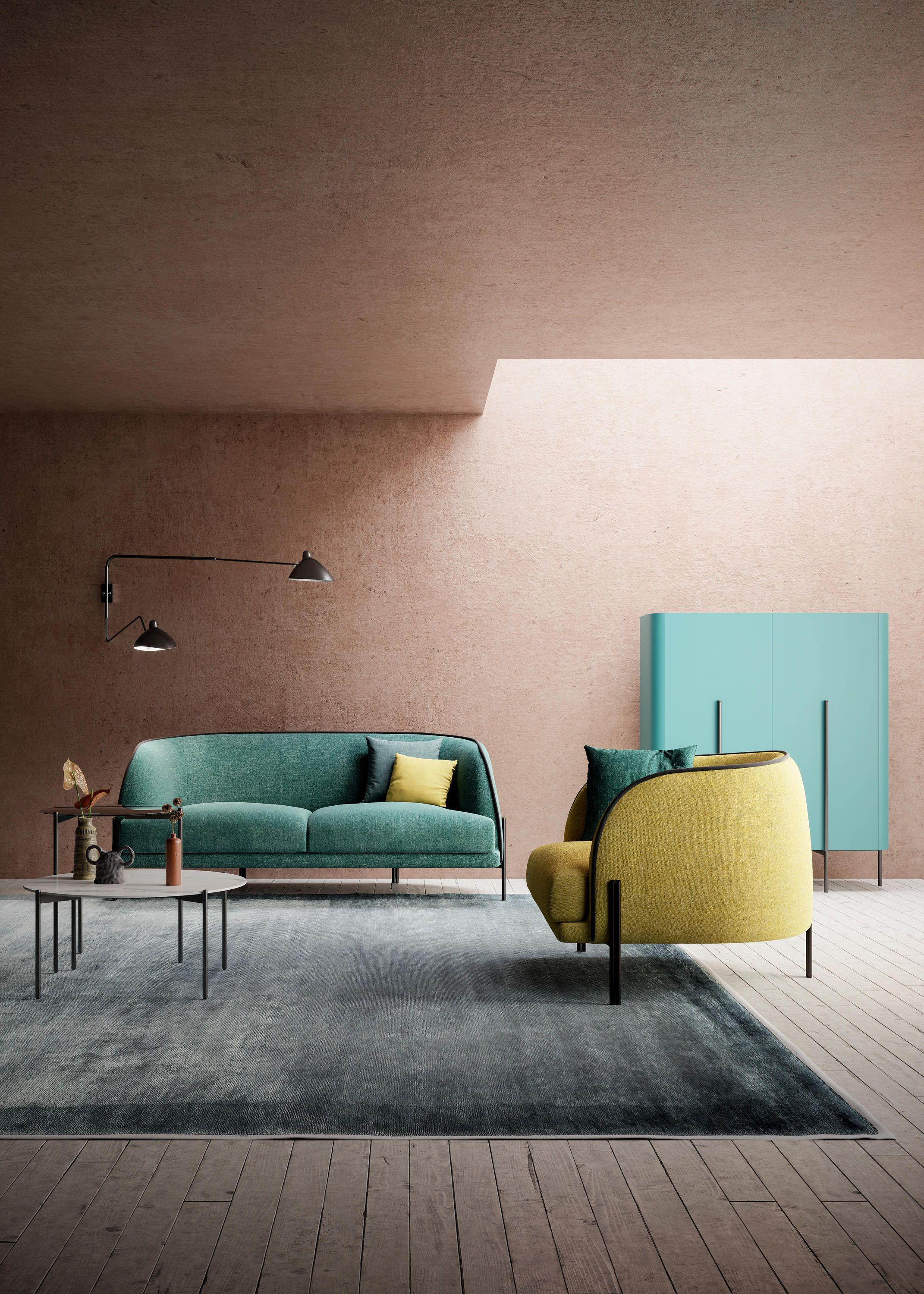 Sofa CAILLOU ceglany Liu Jo Living Eye on Design