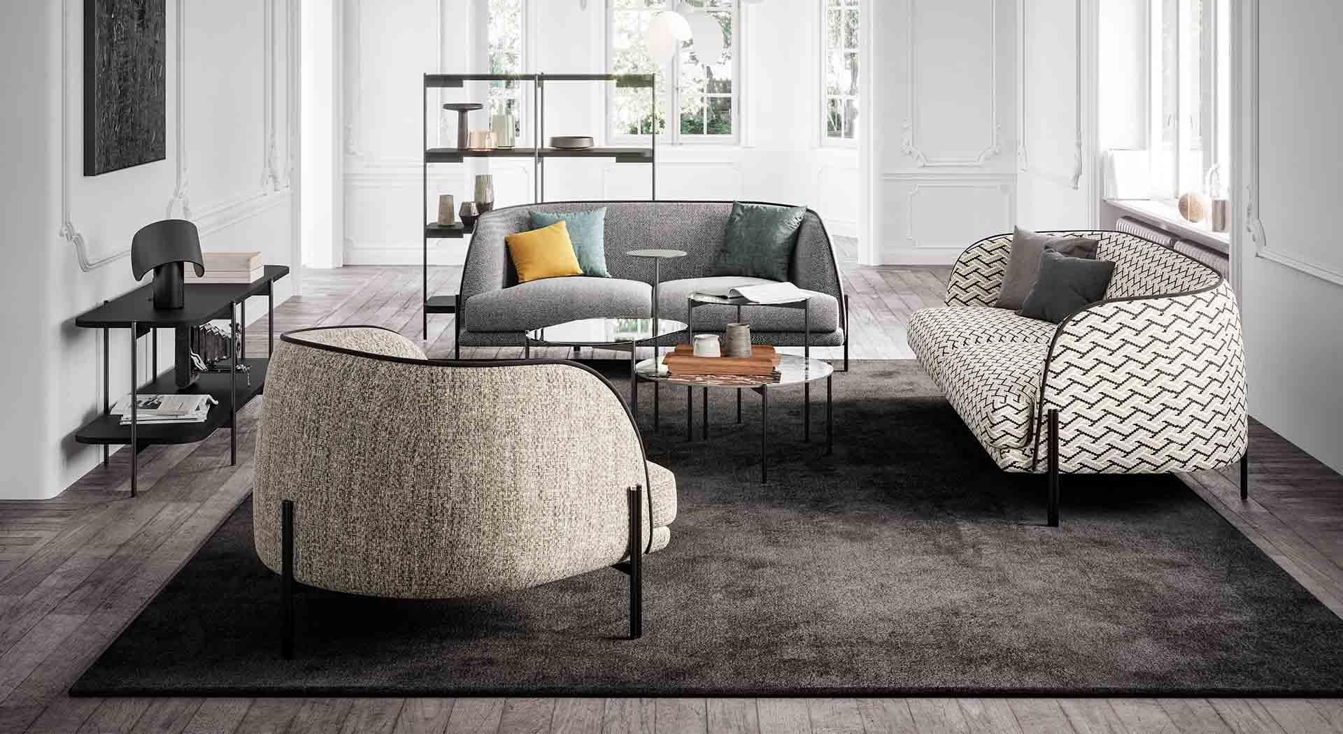 Sofa CAILLOU szary Liu Jo Living Eye on Design