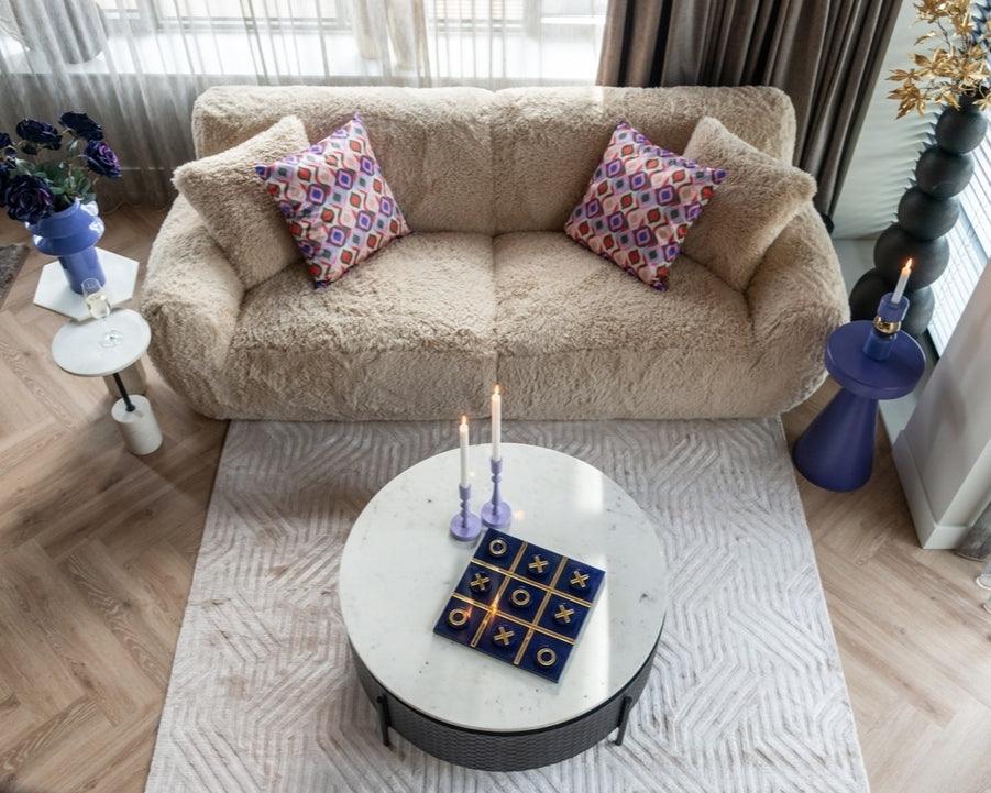 Sofa COMFY beżowy plusz Richmond Interiors Eye on Design
