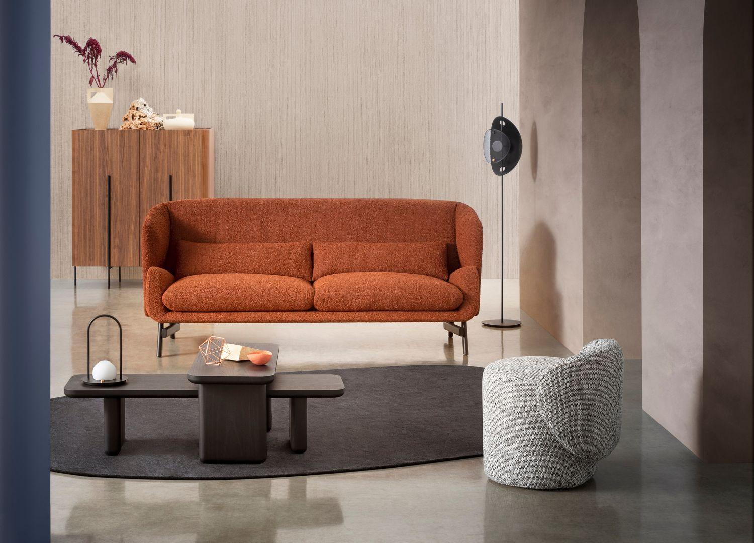 Sofa COQUILLE ceglany Liu Jo Living Eye on Design