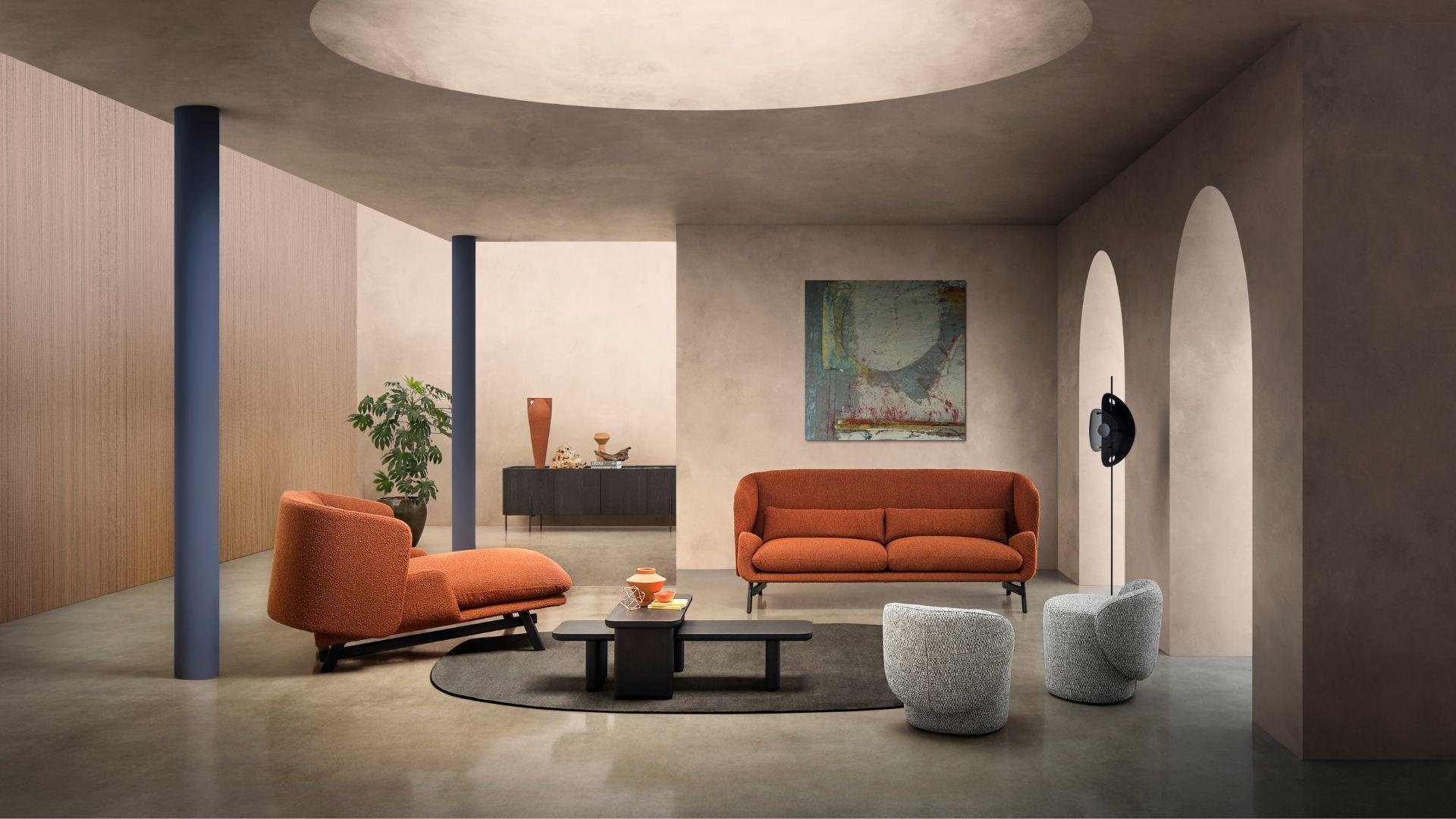 Sofa COQUILLE ceglany Liu Jo Living Eye on Design