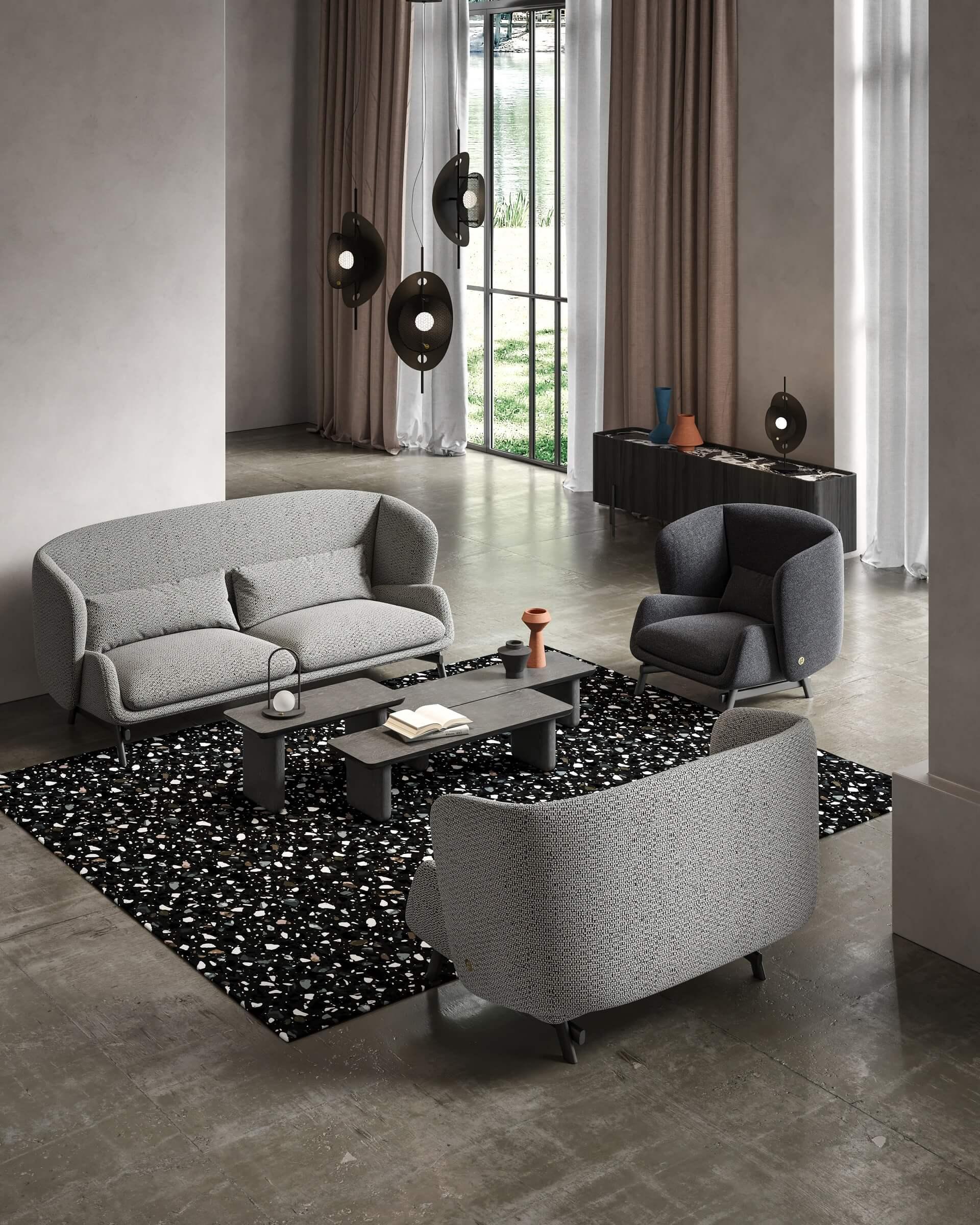 Sofa COQUILLE ceglany Liu Jo Living Eye on Design
