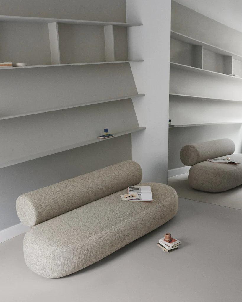Sofa HIPPO boucle beżowy NORR11 Eye on Design