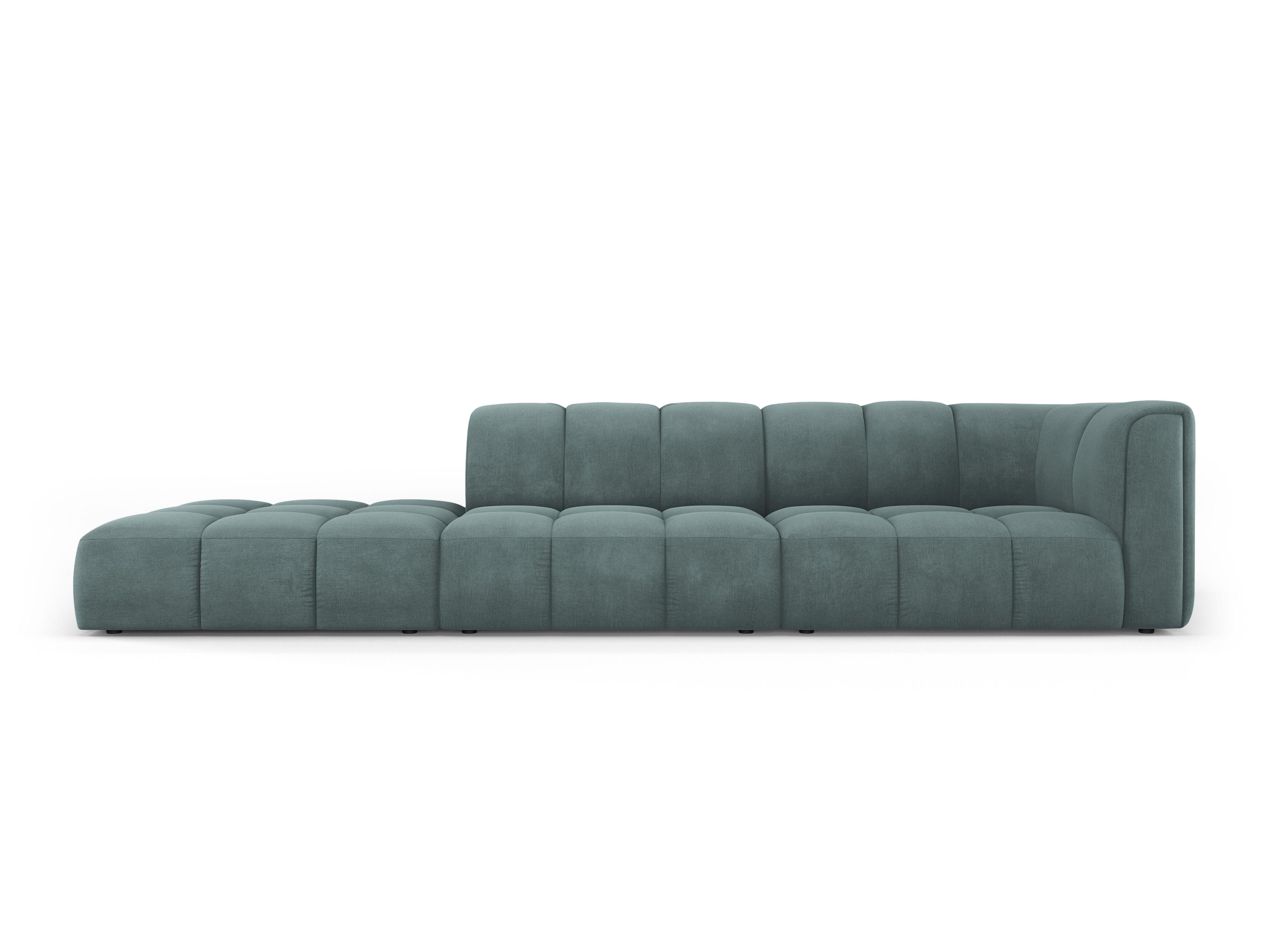 Sofa lewostronna FRANCESCA morska zieleń szenil Milo Casa Eye on Design