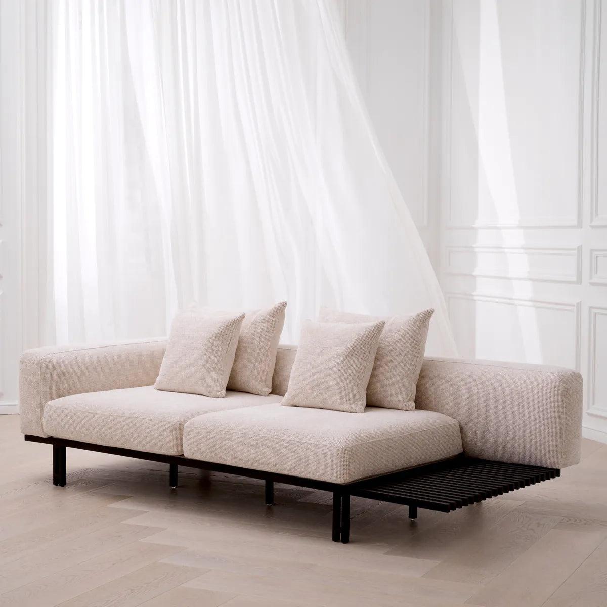 Sofa lewostronna HORACE złamana biel Eichholtz Eye on Design