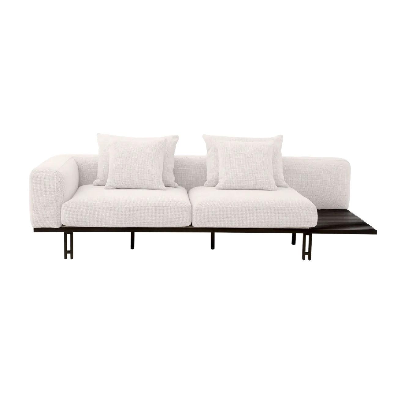 Sofa lewostronna HORACE złamana biel Eichholtz Eye on Design