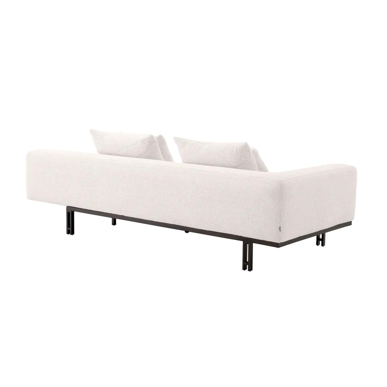 Sofa lewostronna HORACE złamana biel Eichholtz Eye on Design