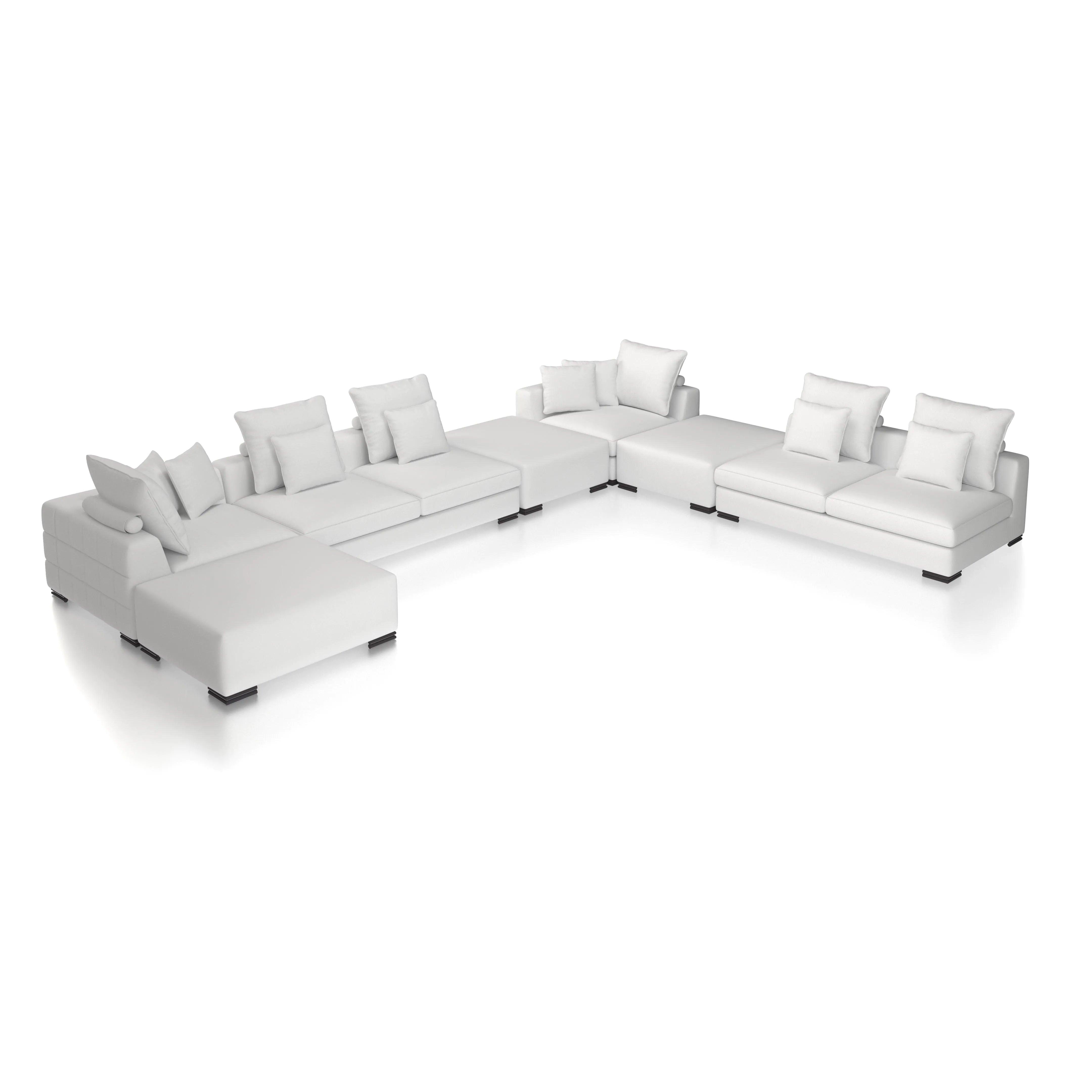 Sofa modułowa CLIFFORD - element narożny jasnobeżowy Eichholtz Eye on Design