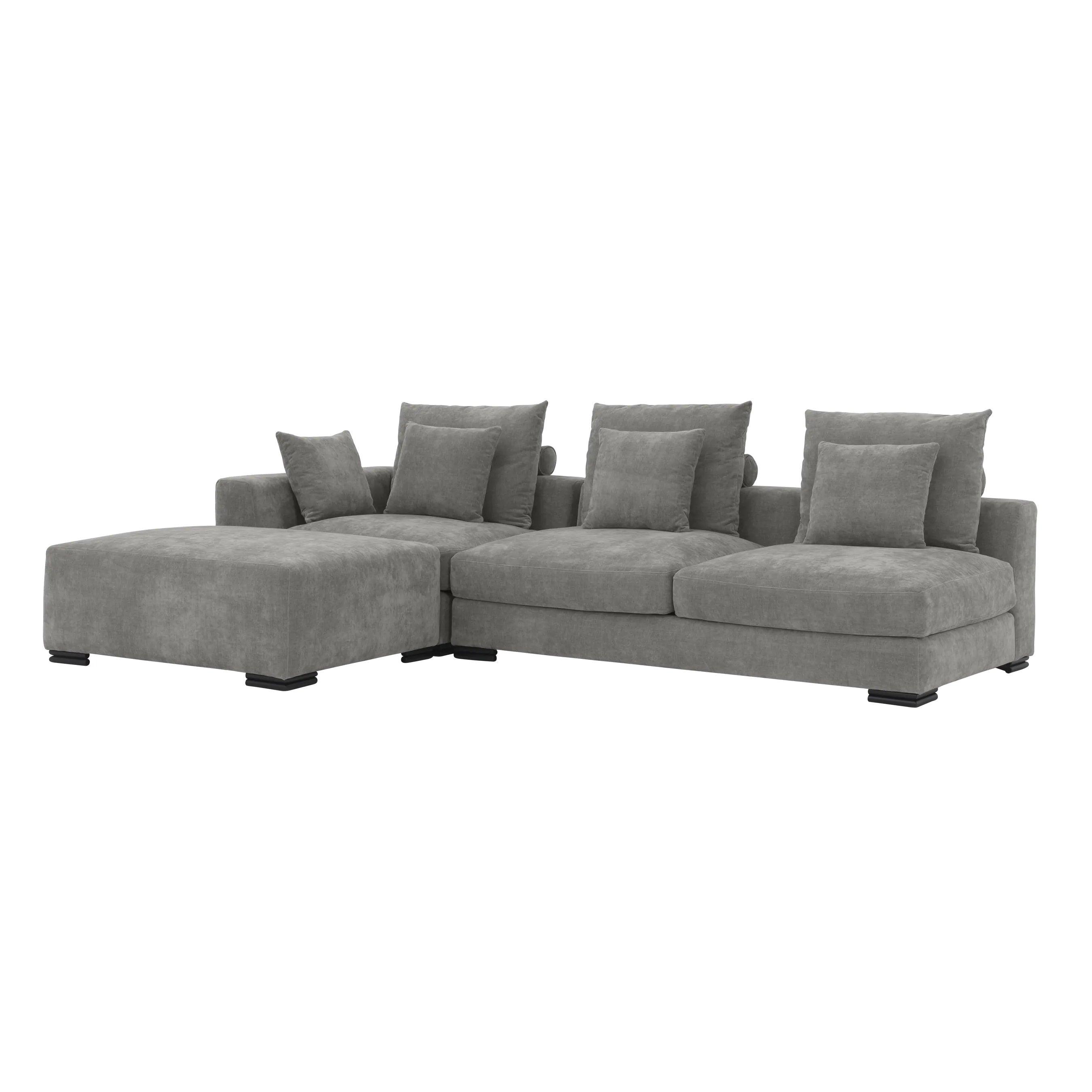 Sofa modułowa CLIFFORD - puf szary Eichholtz Eye on Design