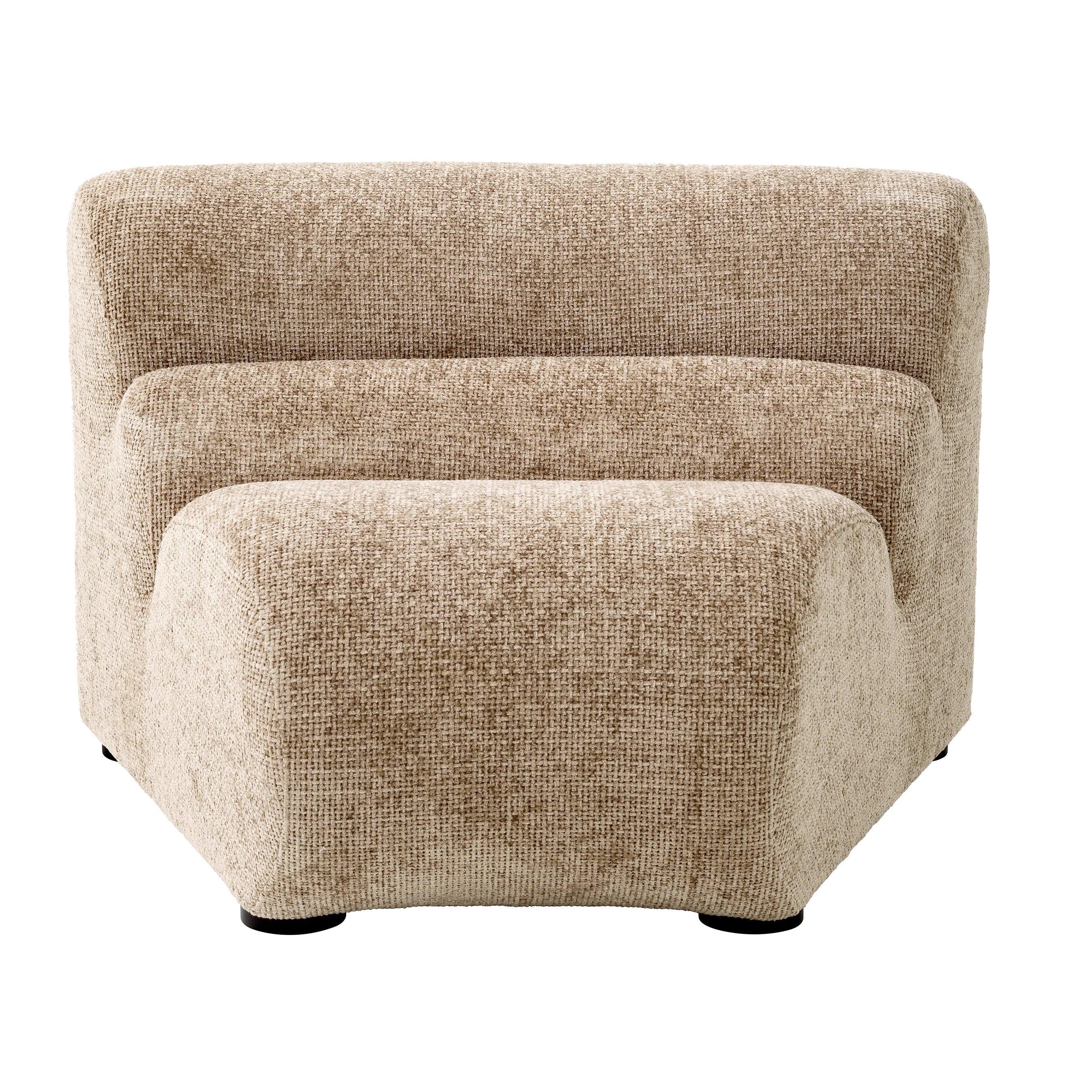 Sofa modułowa LINDAU - narożnik wewnętrzny piaskowy Eichholtz Eye on Design