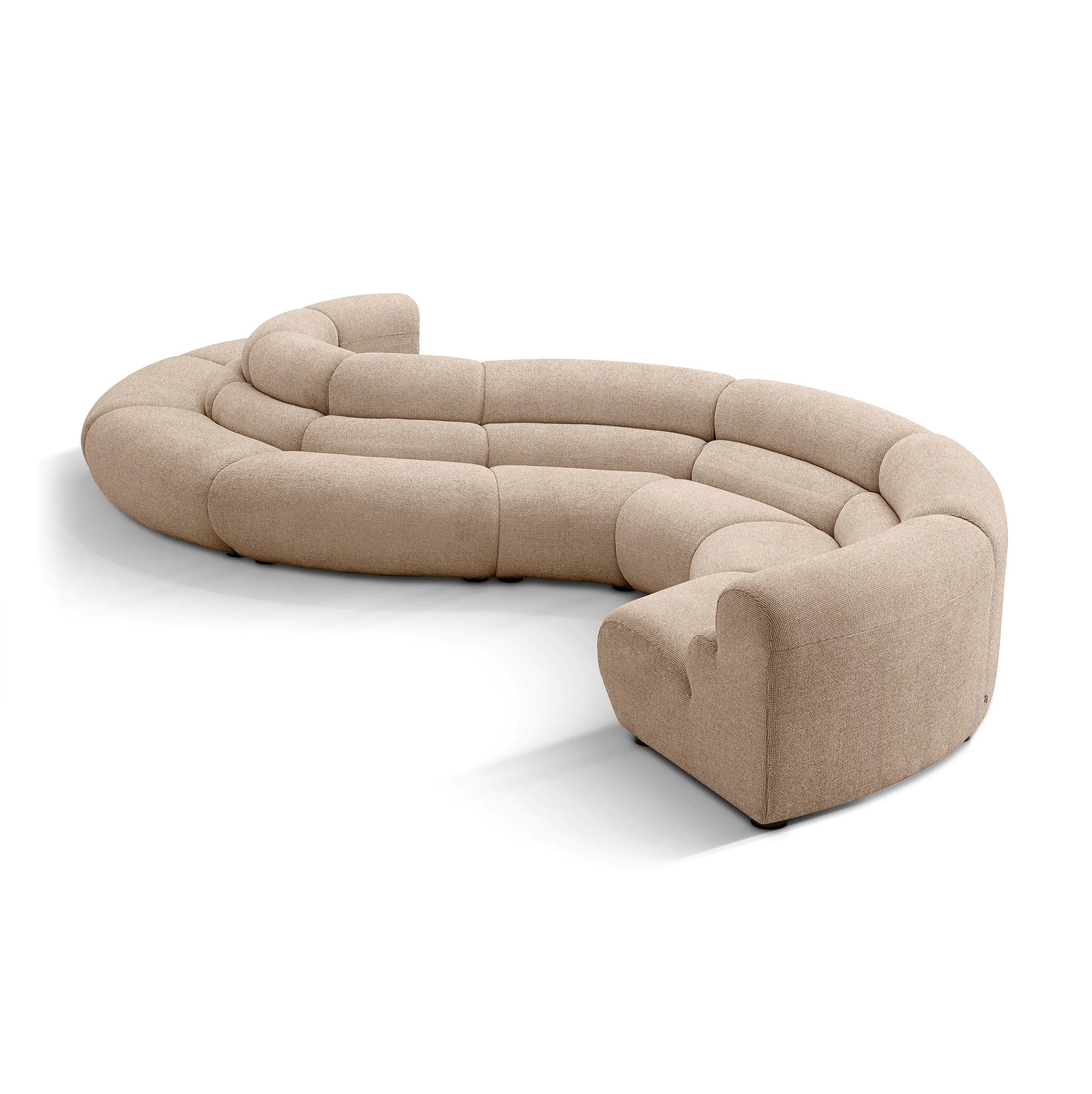 Sofa modułowa LINDAU - narożnik wewnętrzny piaskowy Eichholtz Eye on Design