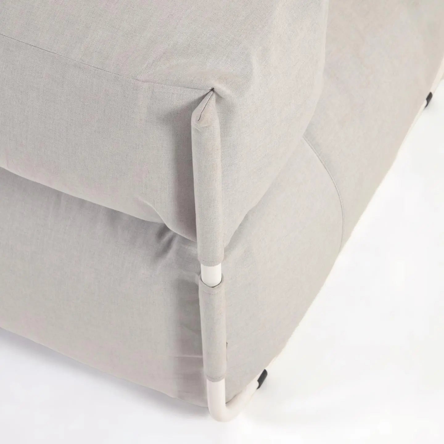 Sofa modułowa ogrodowa SQUARE - szezlong jasnoszary – Kave Home