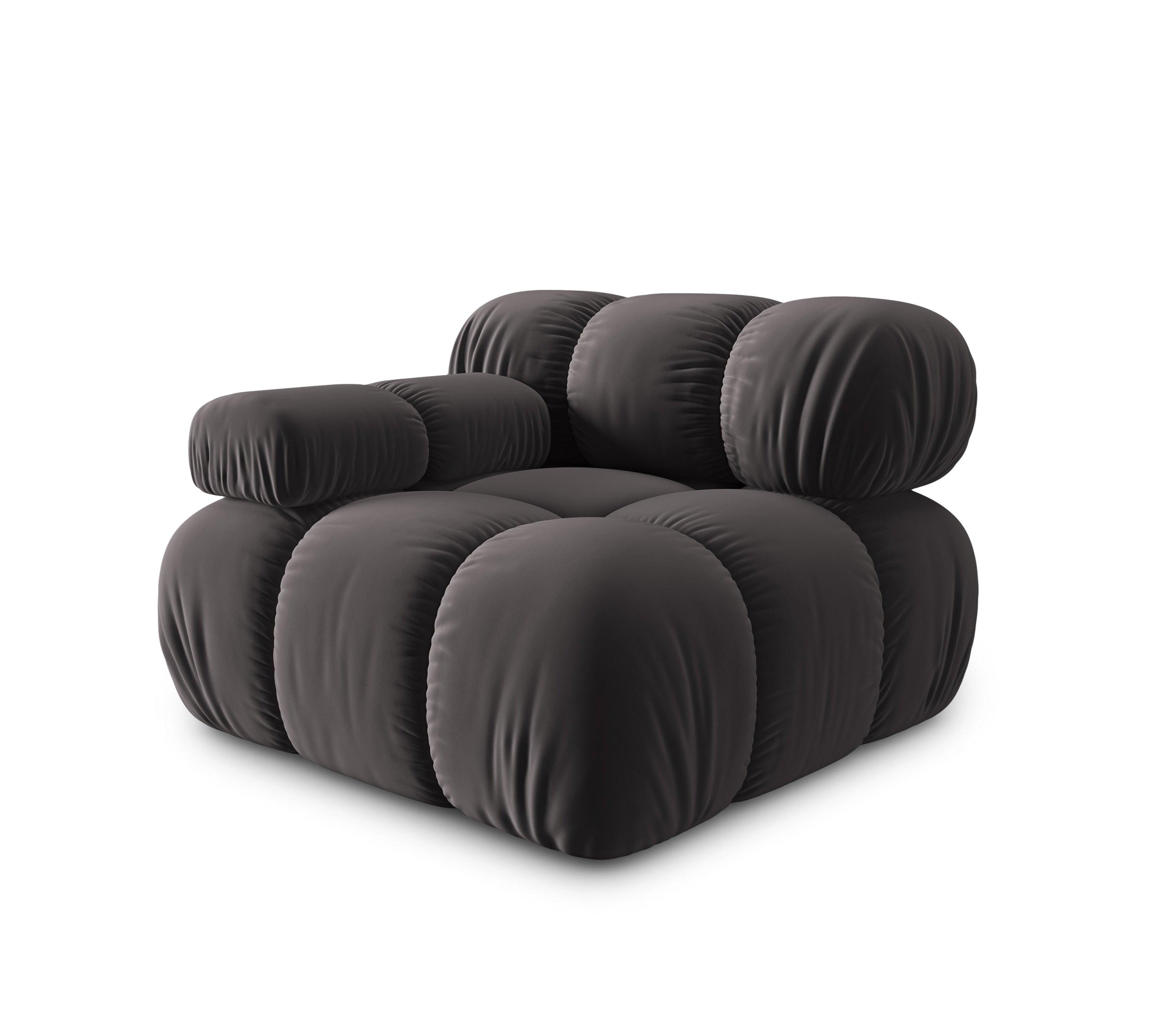 Sofa modułowa TROPEA - moduł lewostronny ciemnoszary Milo Casa Eye on Design