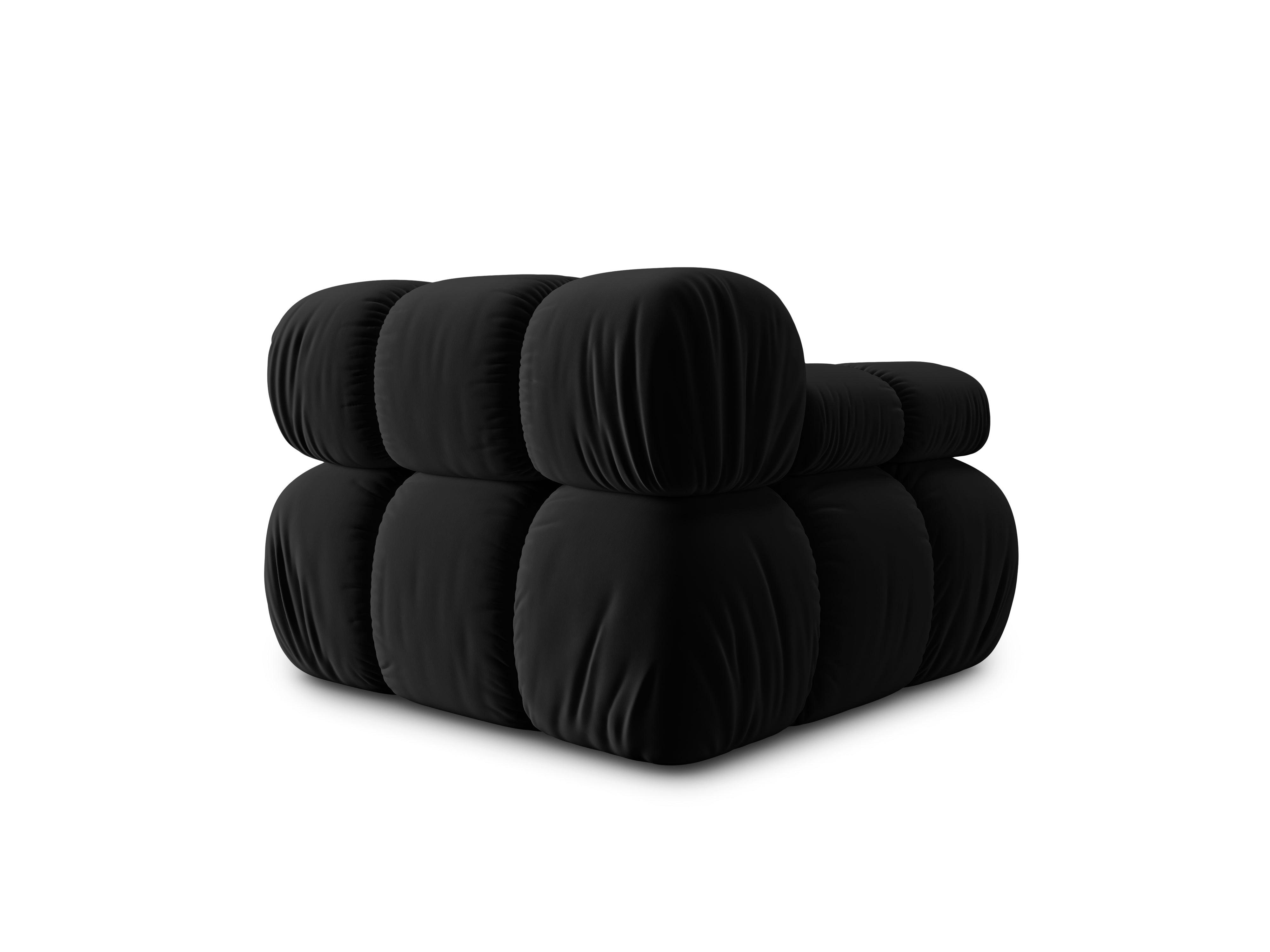 Sofa modułowa TROPEA - moduł lewostronny czarny Milo Casa Eye on Design
