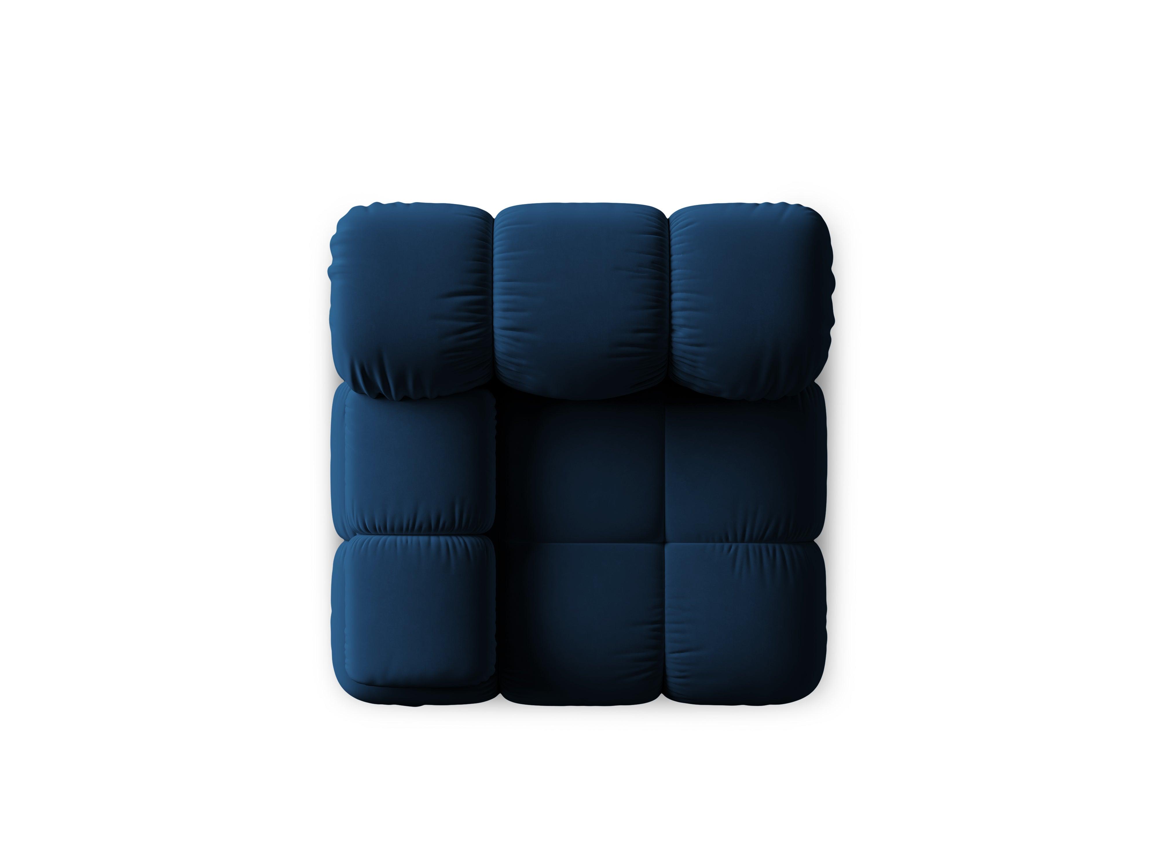 Sofa modułowa TROPEA - moduł lewostronny granat królewski Milo Casa Eye on Design