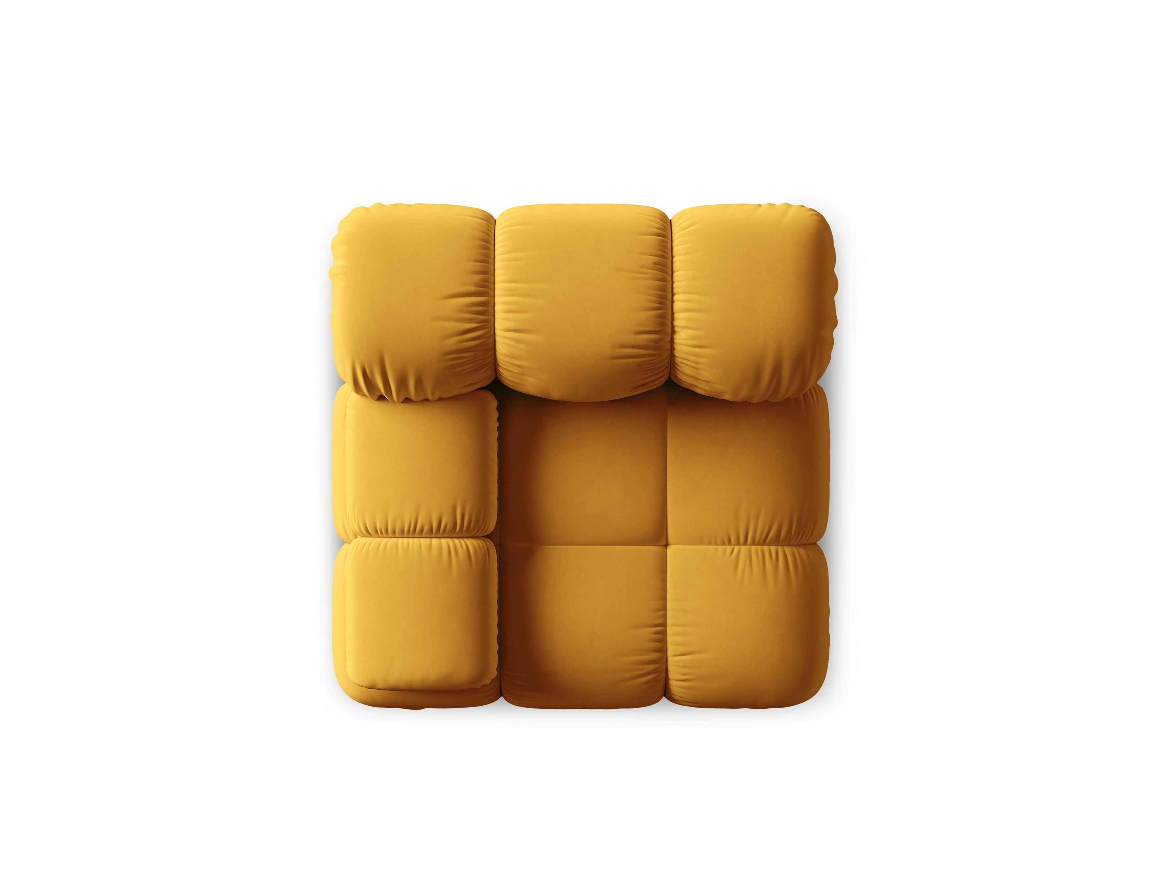 Sofa modułowa TROPEA - moduł lewostronny musztardowy Milo Casa Eye on Design