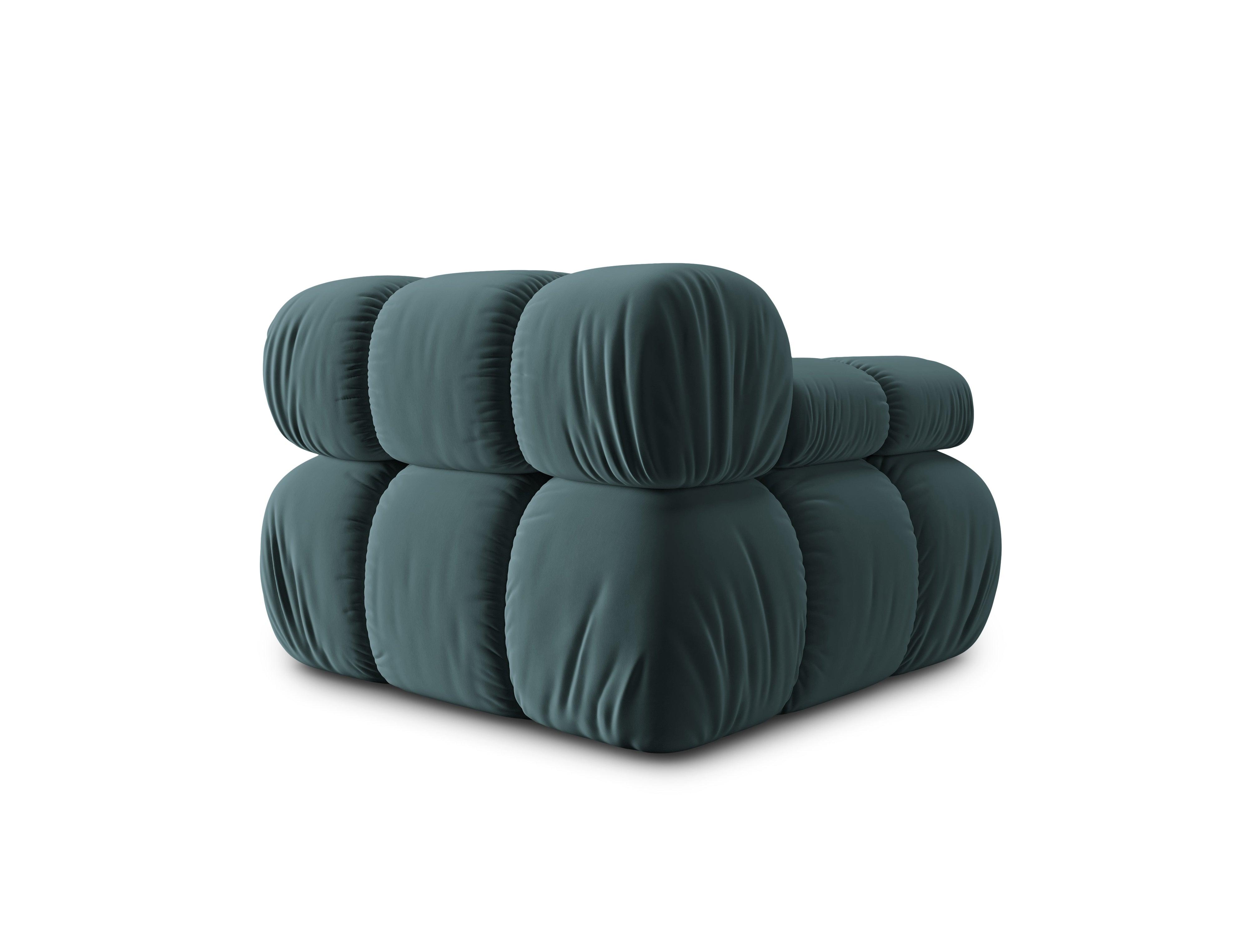Sofa modułowa TROPEA - moduł lewostronny petrol Milo Casa Eye on Design