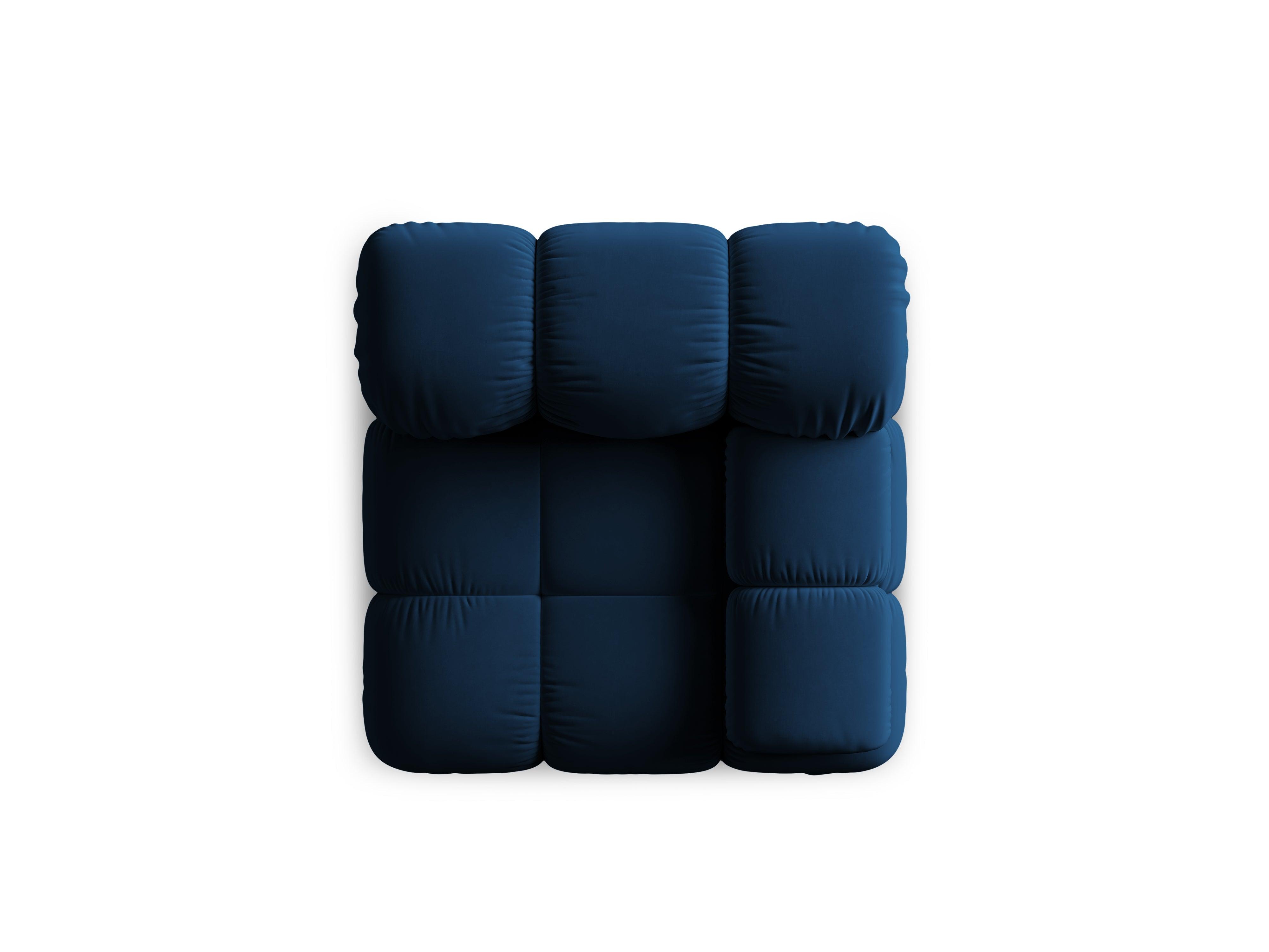Sofa modułowa TROPEA - moduł prawostronny granat królewski Milo Casa Eye on Design