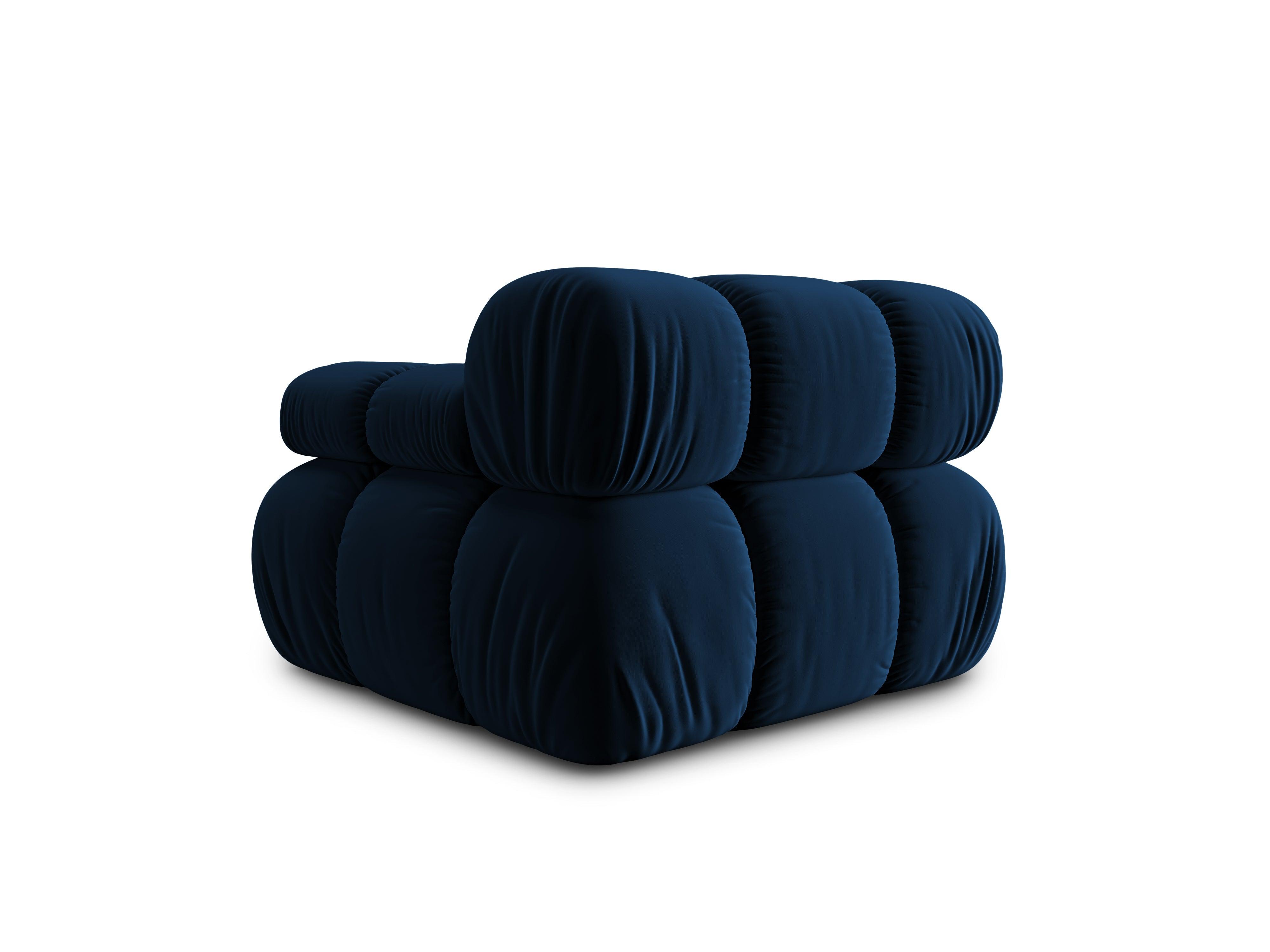 Sofa modułowa TROPEA - moduł prawostronny granat królewski Milo Casa Eye on Design