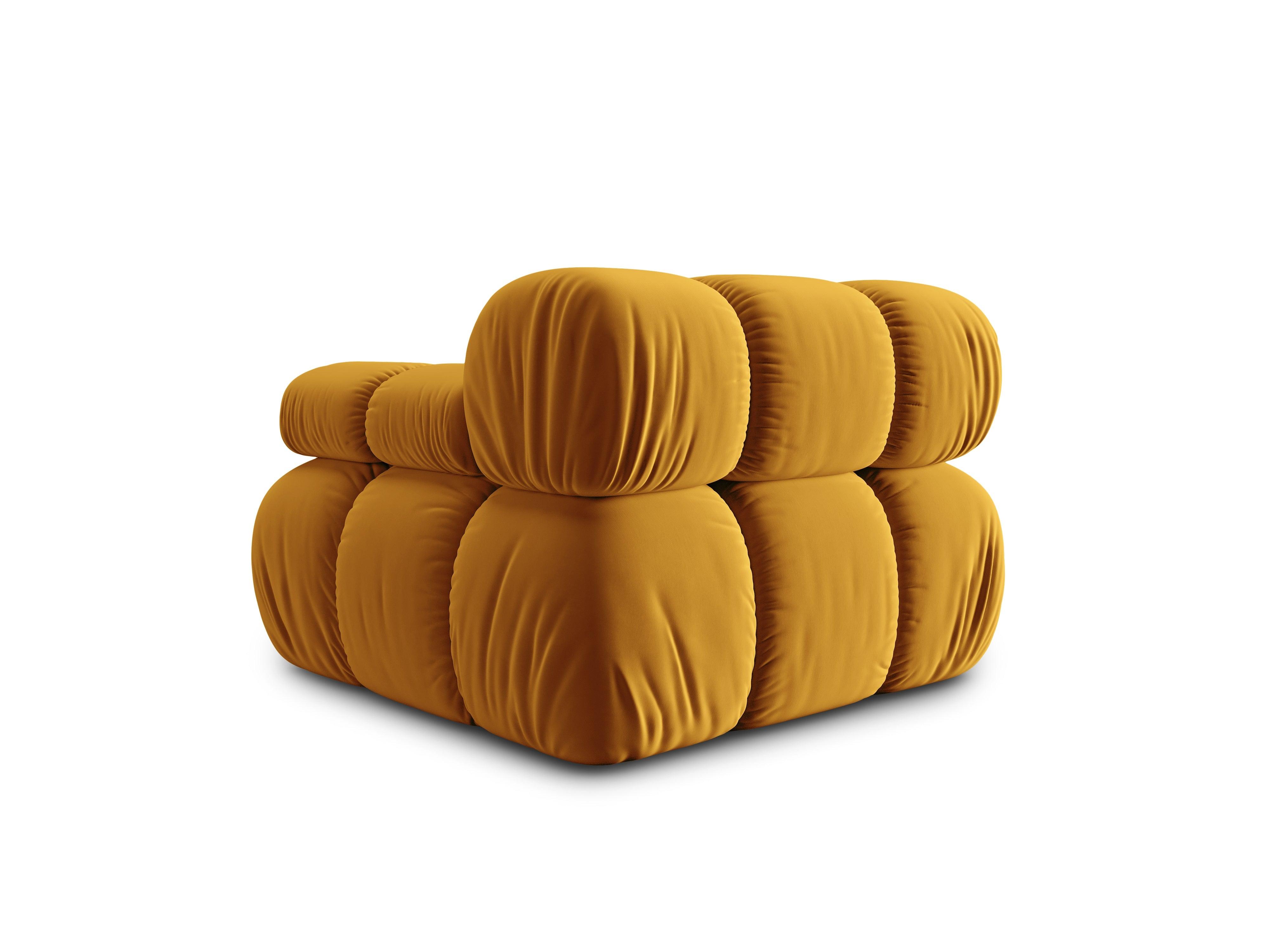 Sofa modułowa TROPEA - moduł prawostronny musztardowy Milo Casa Eye on Design