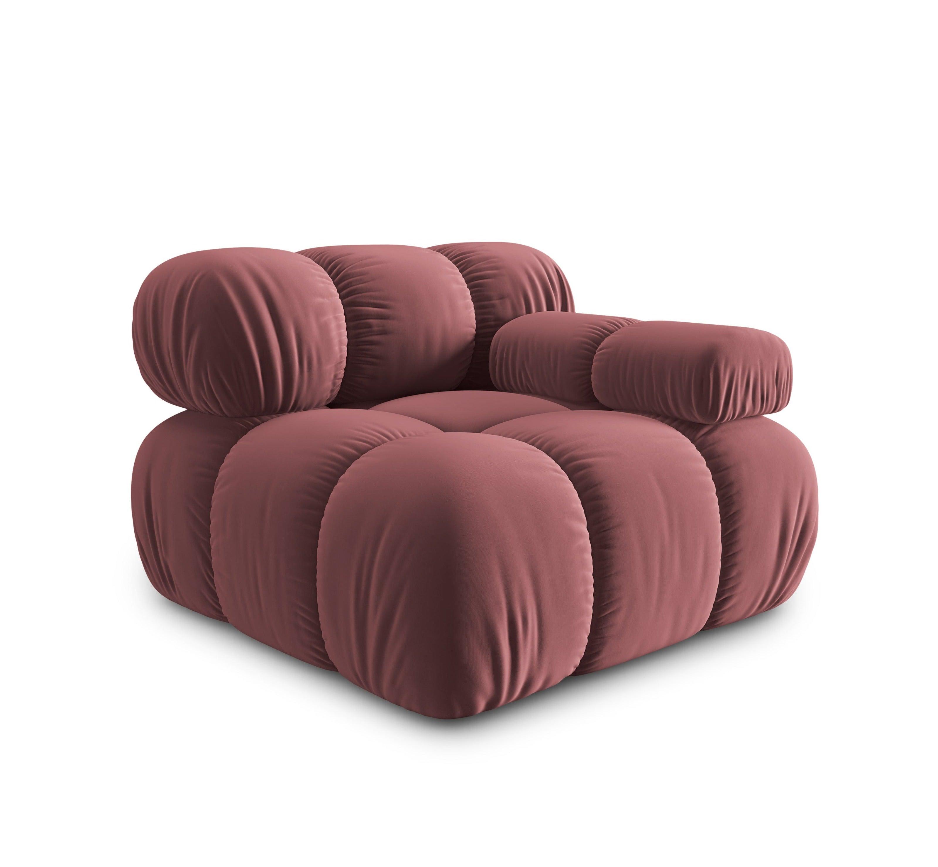 Sofa modułowa TROPEA - moduł prawostronny różowy Milo Casa Eye on Design