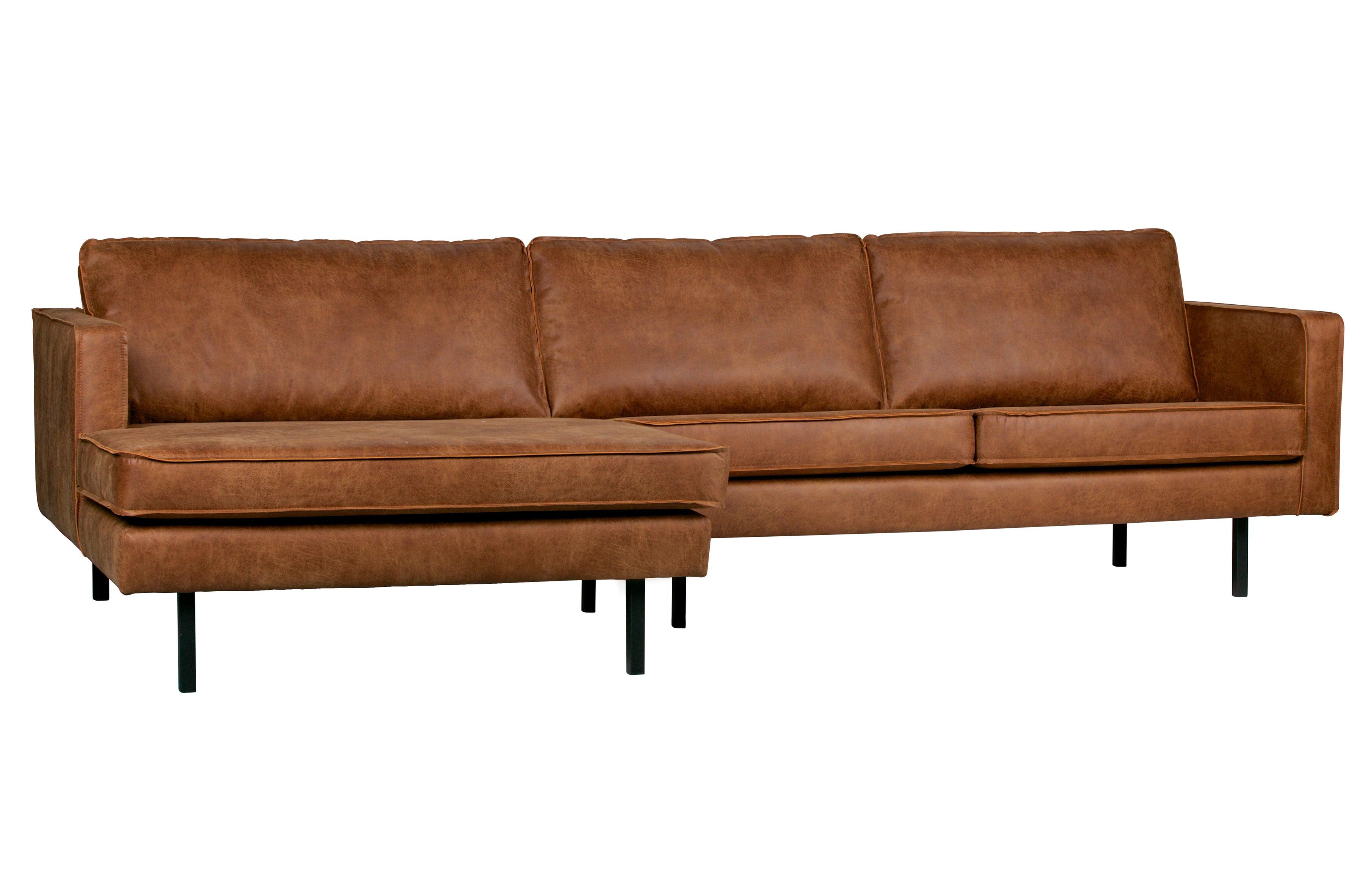 Sofa narożna lewostronna skórzana RODEO koniakowy Be Pure Eye on Design