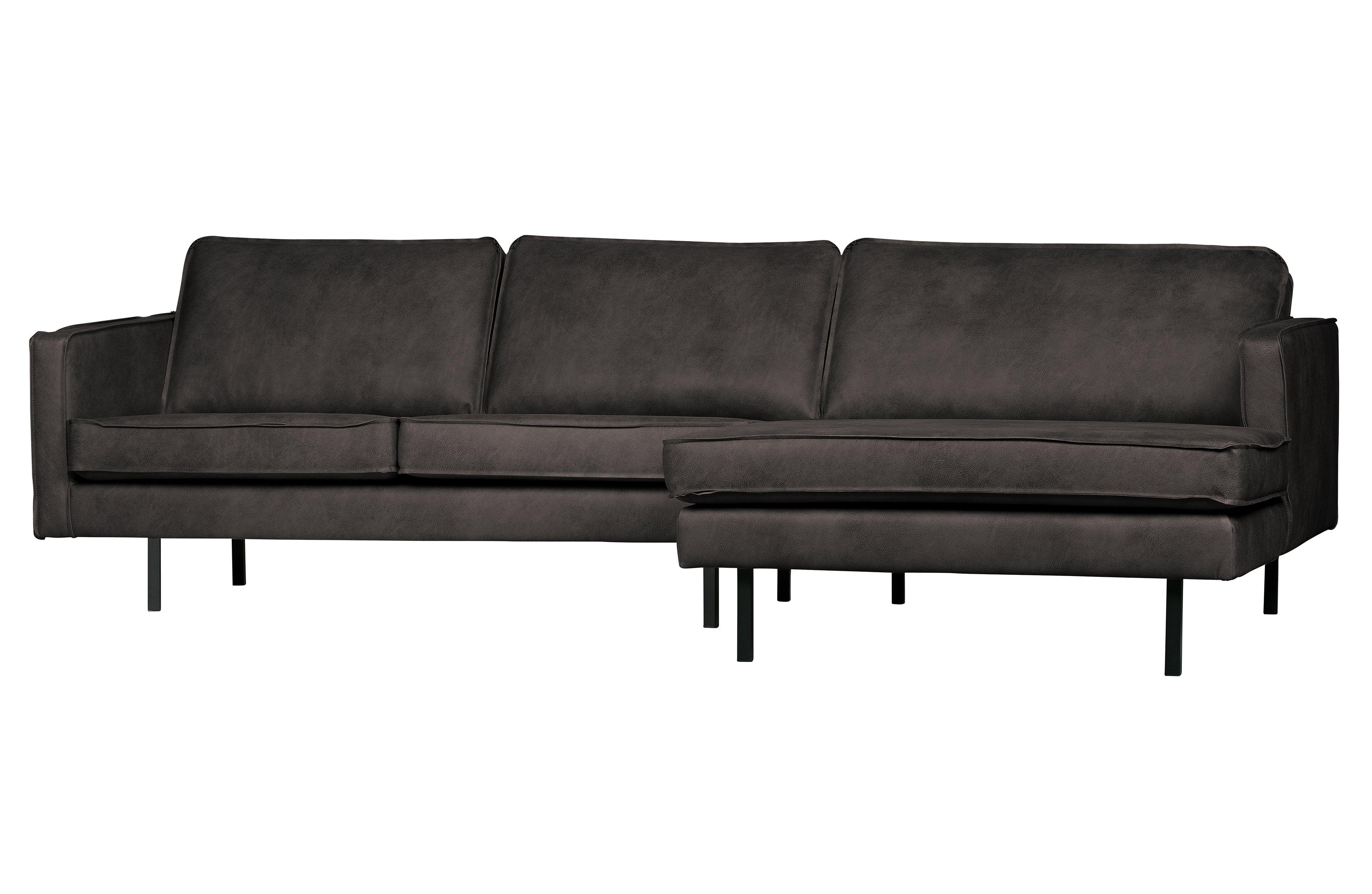 Sofa narożna prawostronna skórzana RODEO czarny Be Pure Eye on Design