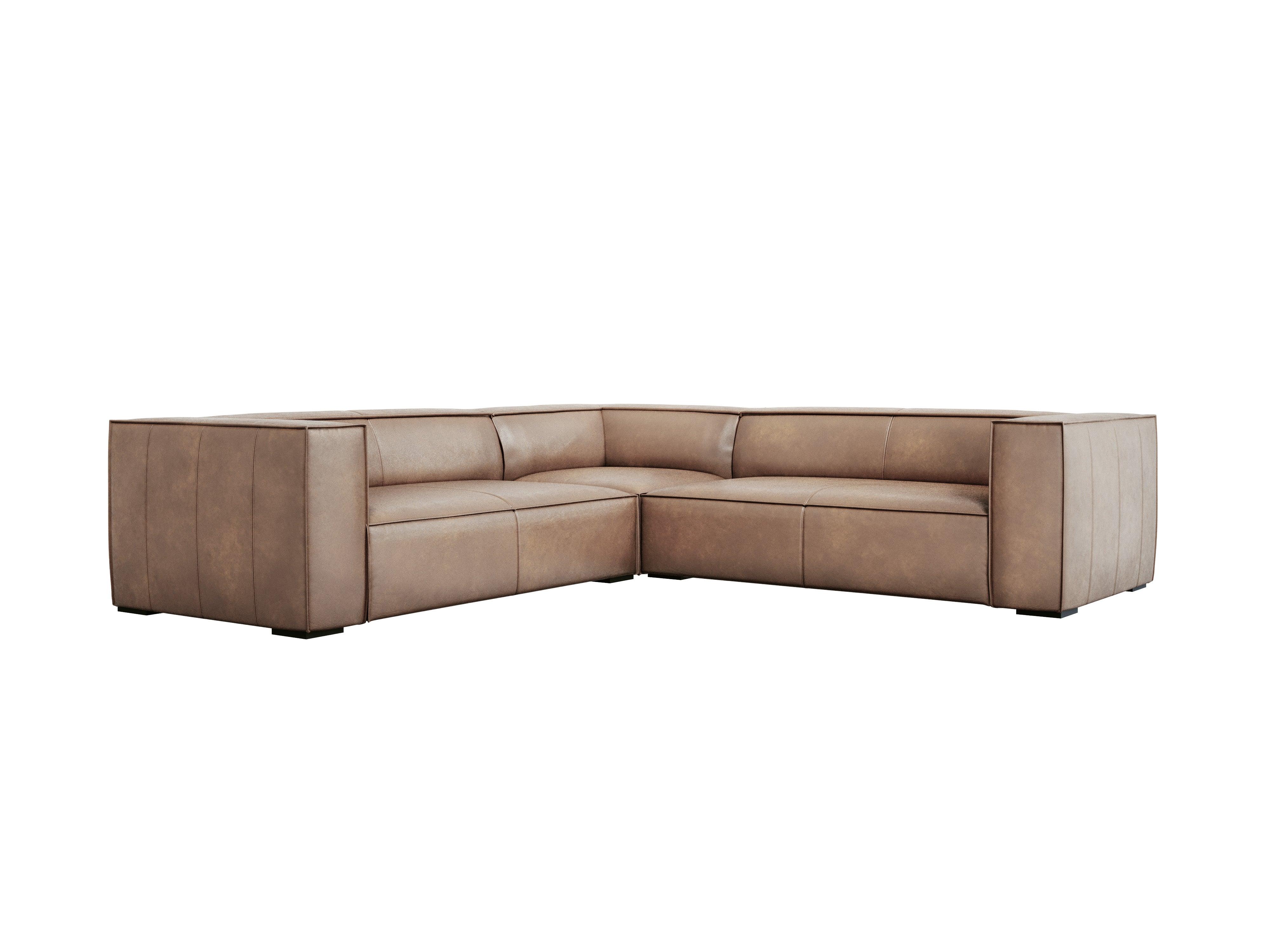 Sofa narożna skórzana MADAME beżowy Windsor & Co Eye on Design