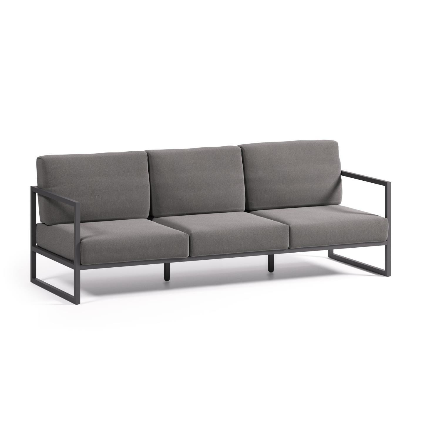 Sofa ogrodowa 3-osobowa COMOVA ciemnoszary La Forma Eye on Design