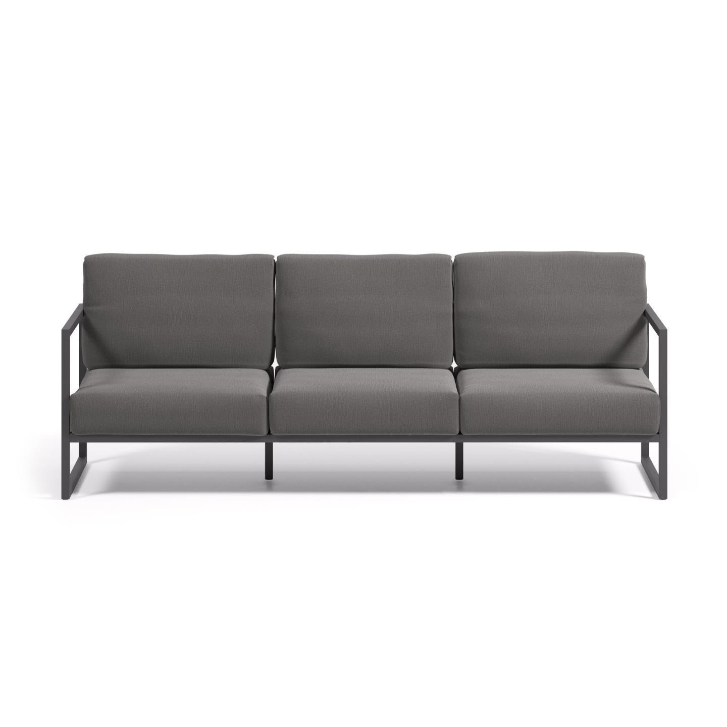 Sofa ogrodowa 3-osobowa COMOVA ciemnoszary La Forma Eye on Design
