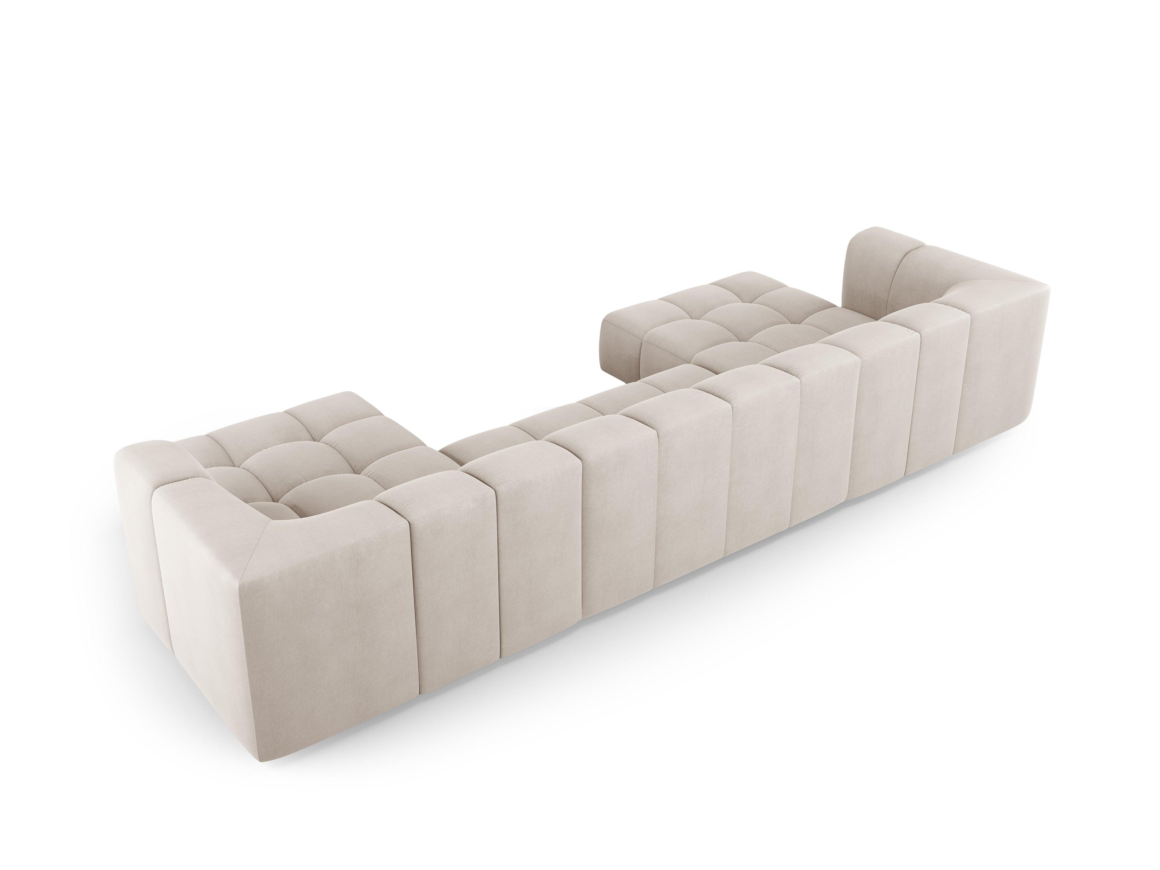 Sofa panoramiczna FRANCESCA beżowy szenil Milo Casa Eye on Design