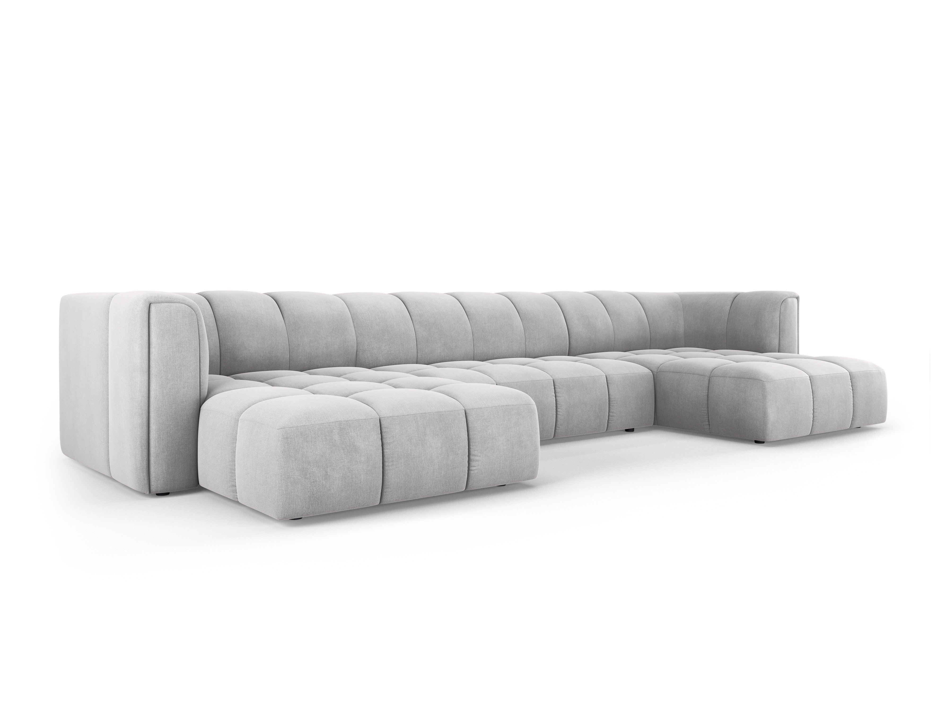 Sofa panoramiczna FRANCESCA jasnoszary szenil Milo Casa Eye on Design