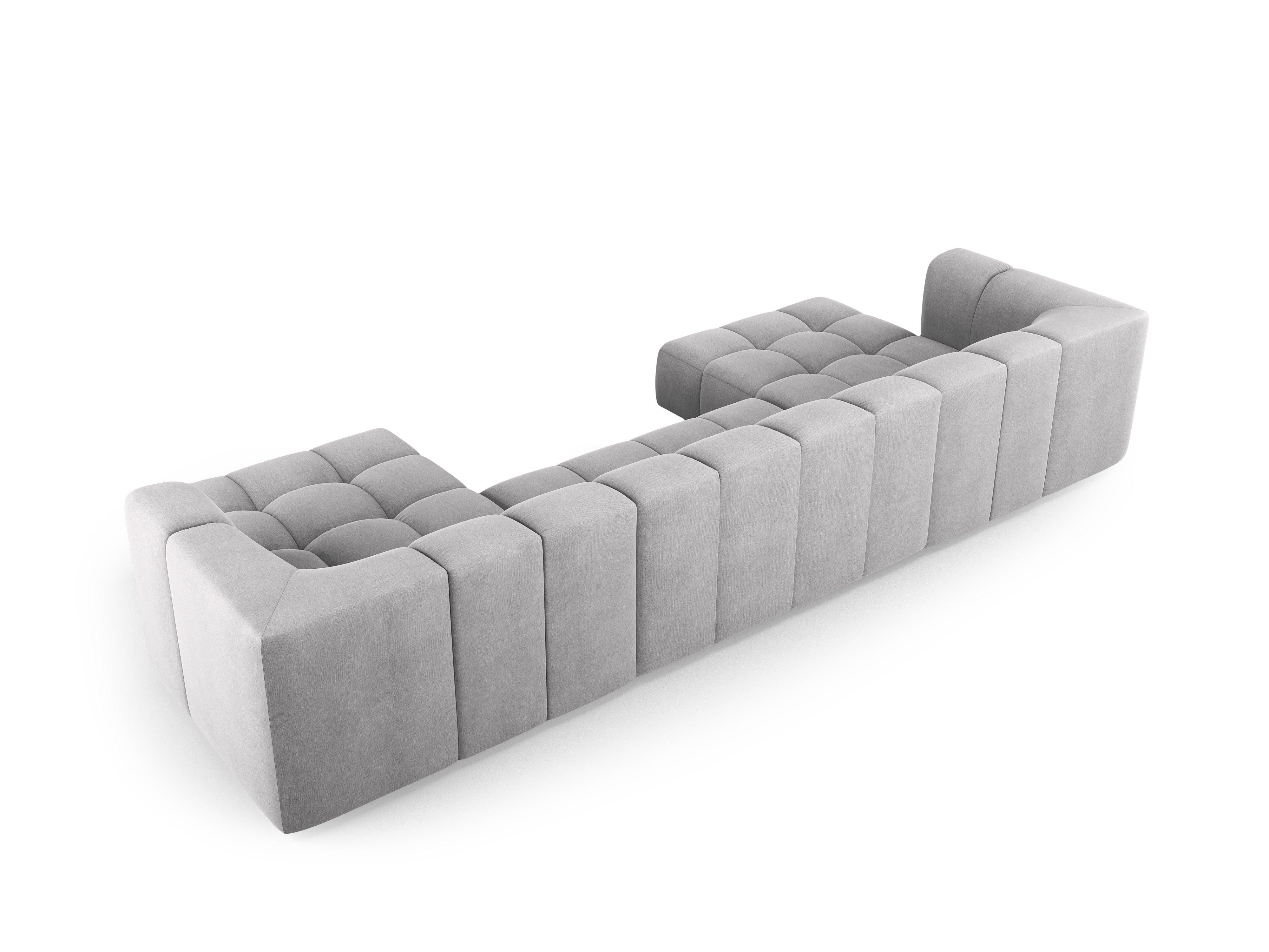 Sofa panoramiczna FRANCESCA jasnoszary szenil Milo Casa Eye on Design