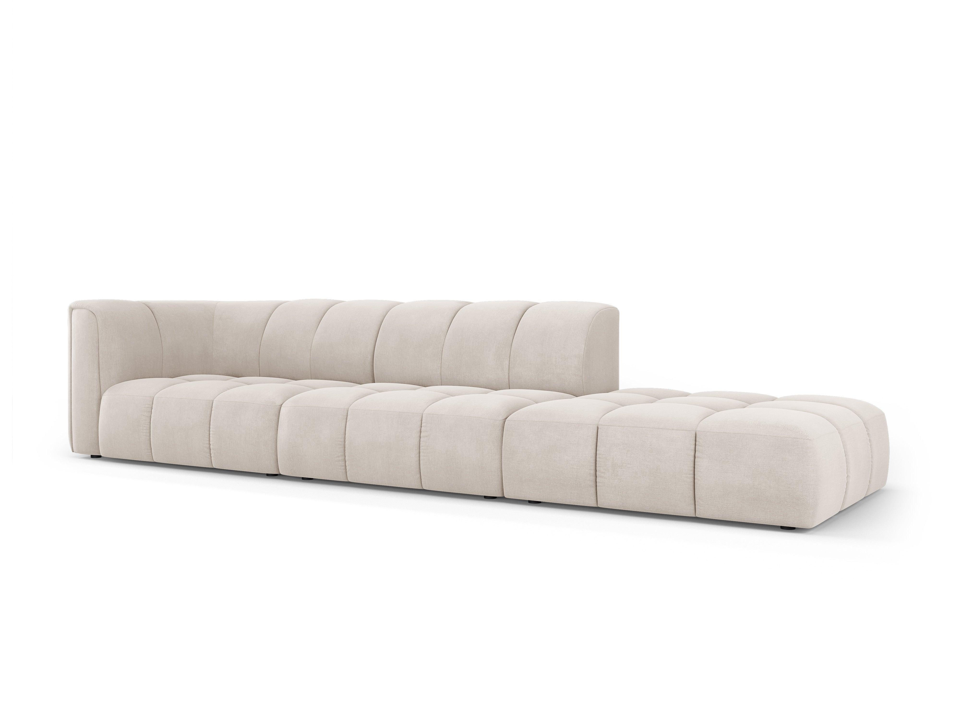 Sofa prawostronna FRANCESCA beżowy szenil Milo Casa Eye on Design