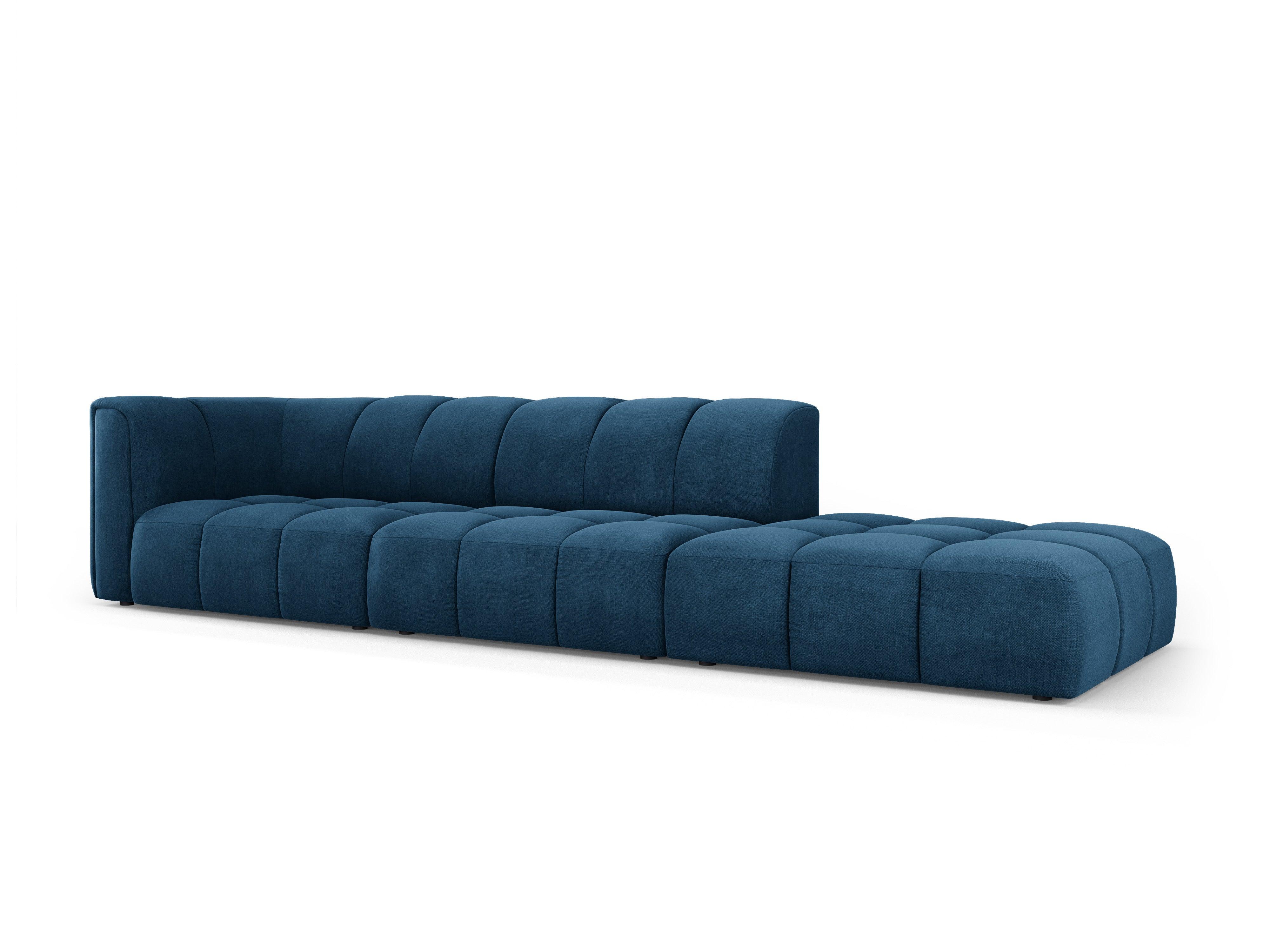 Sofa prawostronna FRANCESCA granat królewski szenil Milo Casa Eye on Design
