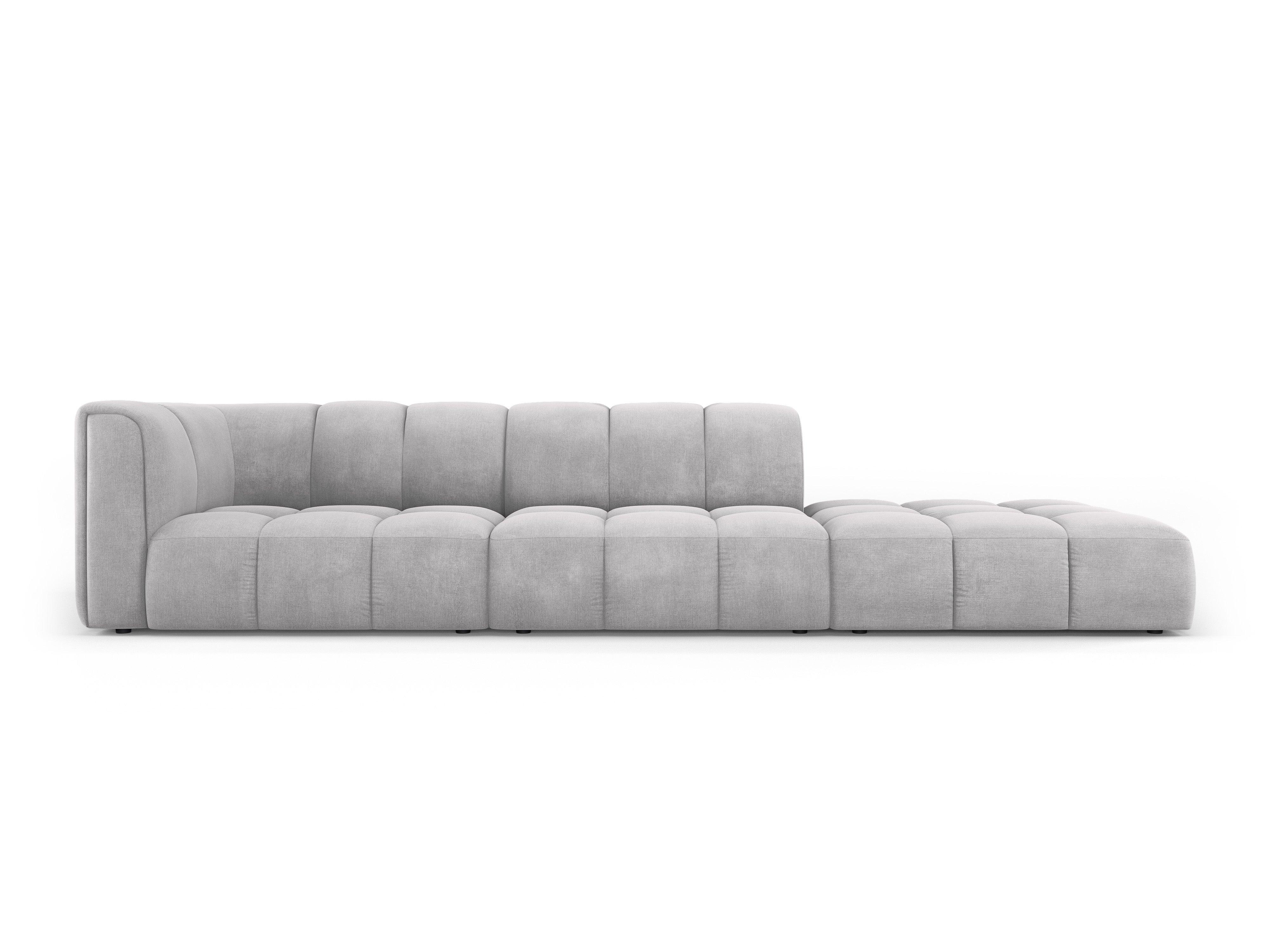 Sofa prawostronna FRANCESCA jasnoszary szenil Milo Casa Eye on Design