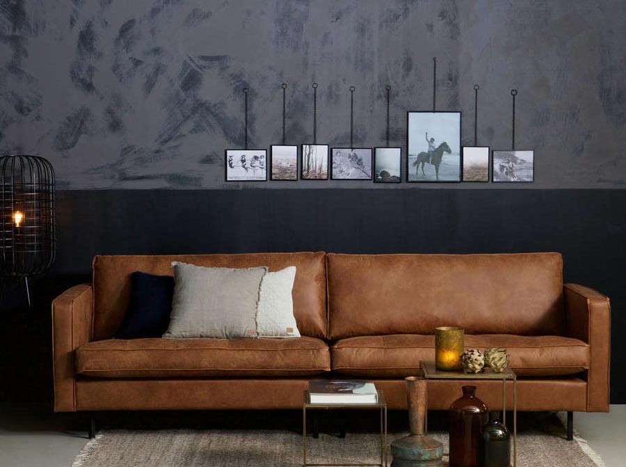 Rodeo Classic mustard velvet sofa
