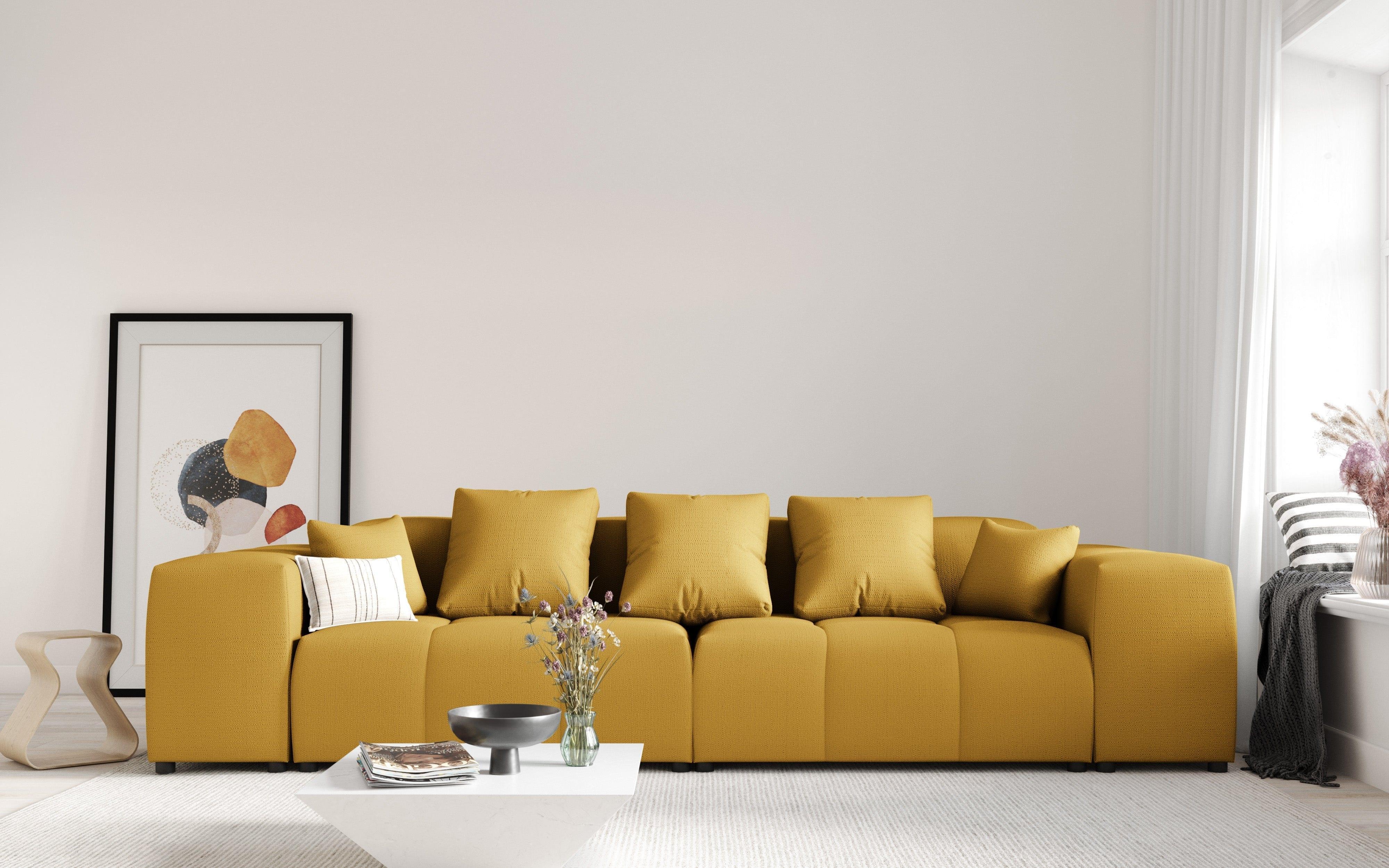 Sofa ROME żółty Cosmopolitan Design Eye on Design